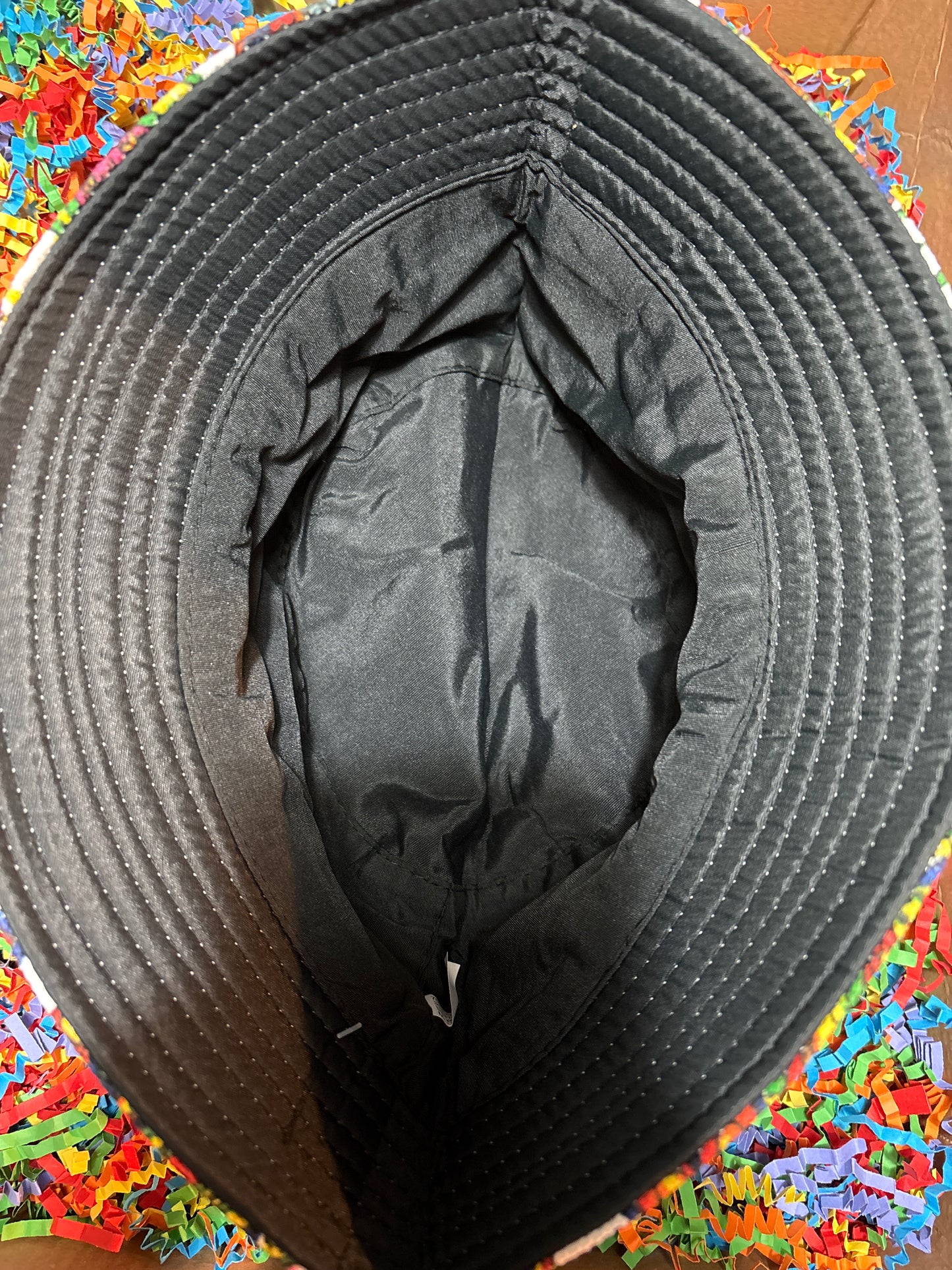Gold Holographic PVC Sun shite shirt Bucket Hat