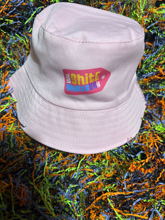 Chemises merdiques roses Chapeau bob de merde