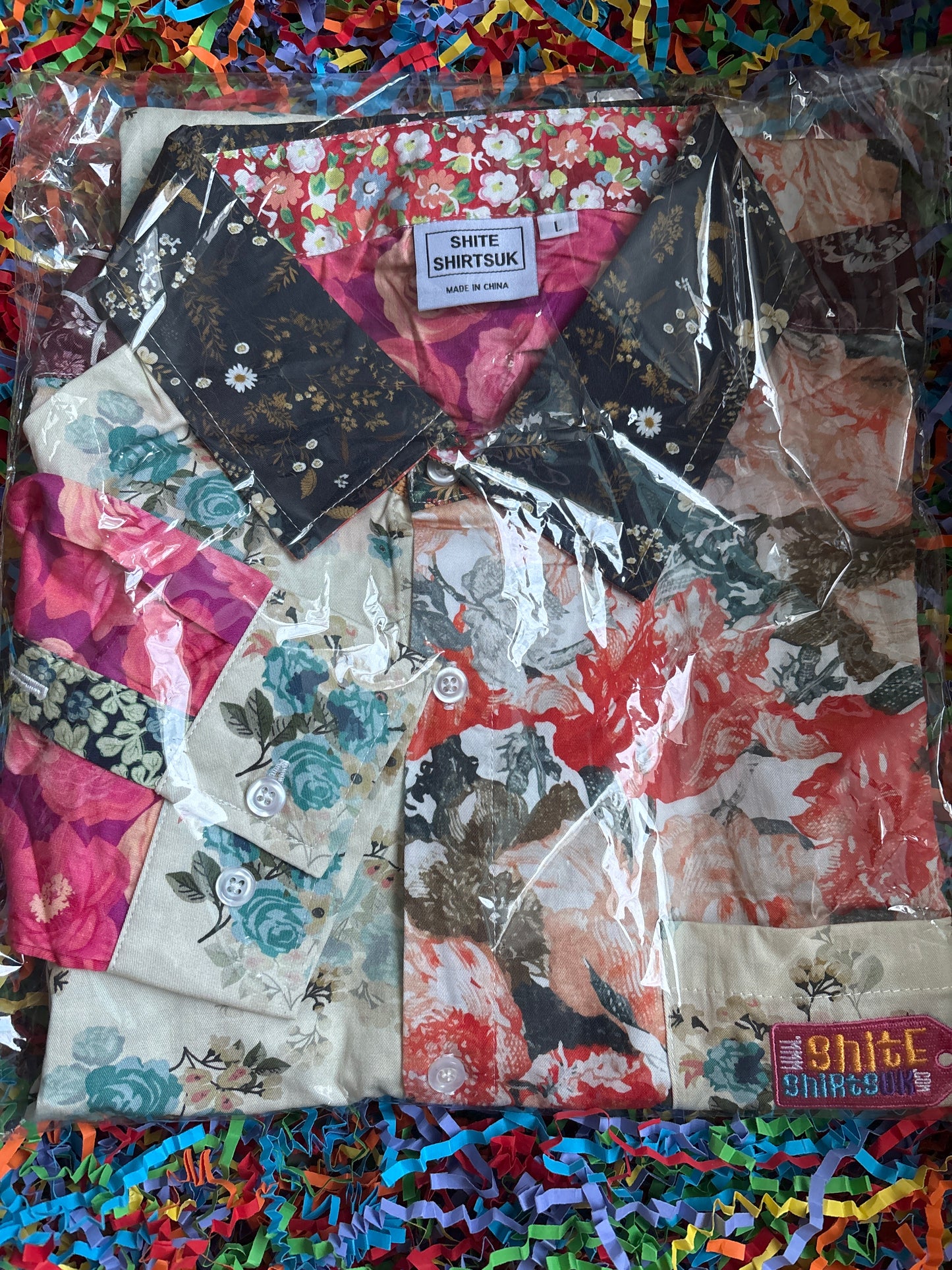 Shite Shirts Chemise taille L chemise drôle pour homme distingué