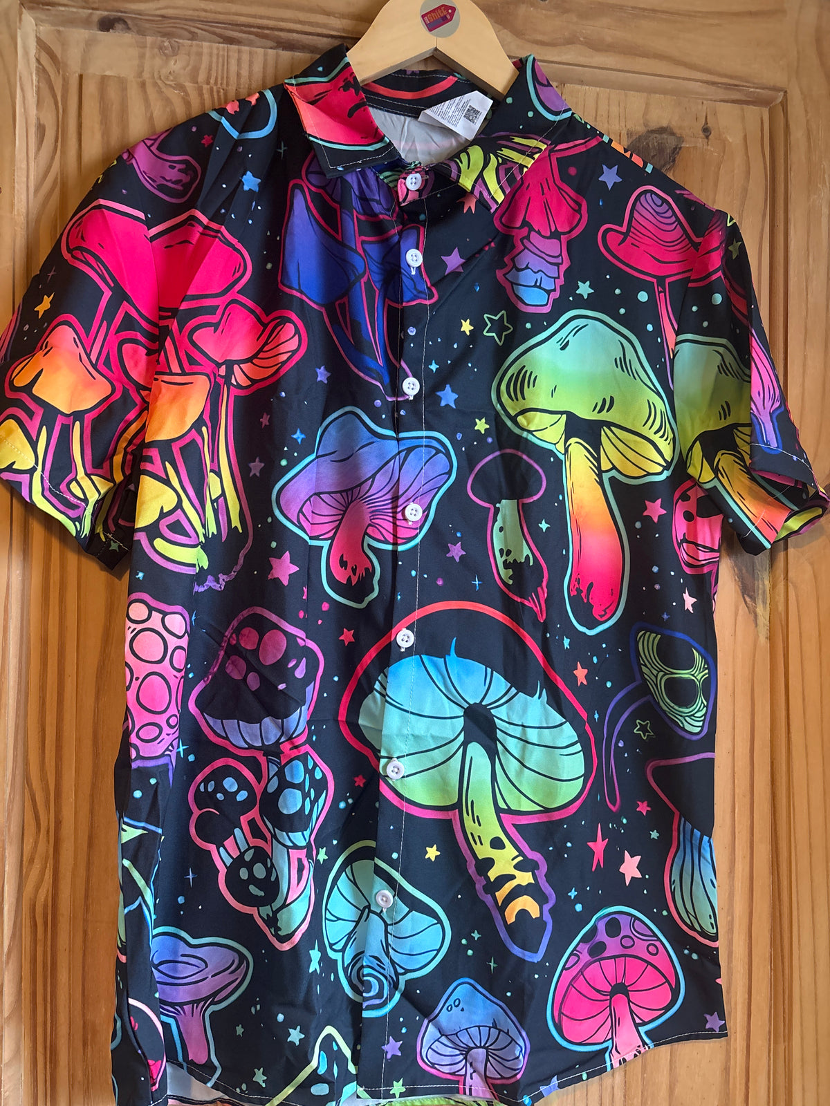 The magic mushroom rave shite Hawaiian Shirt