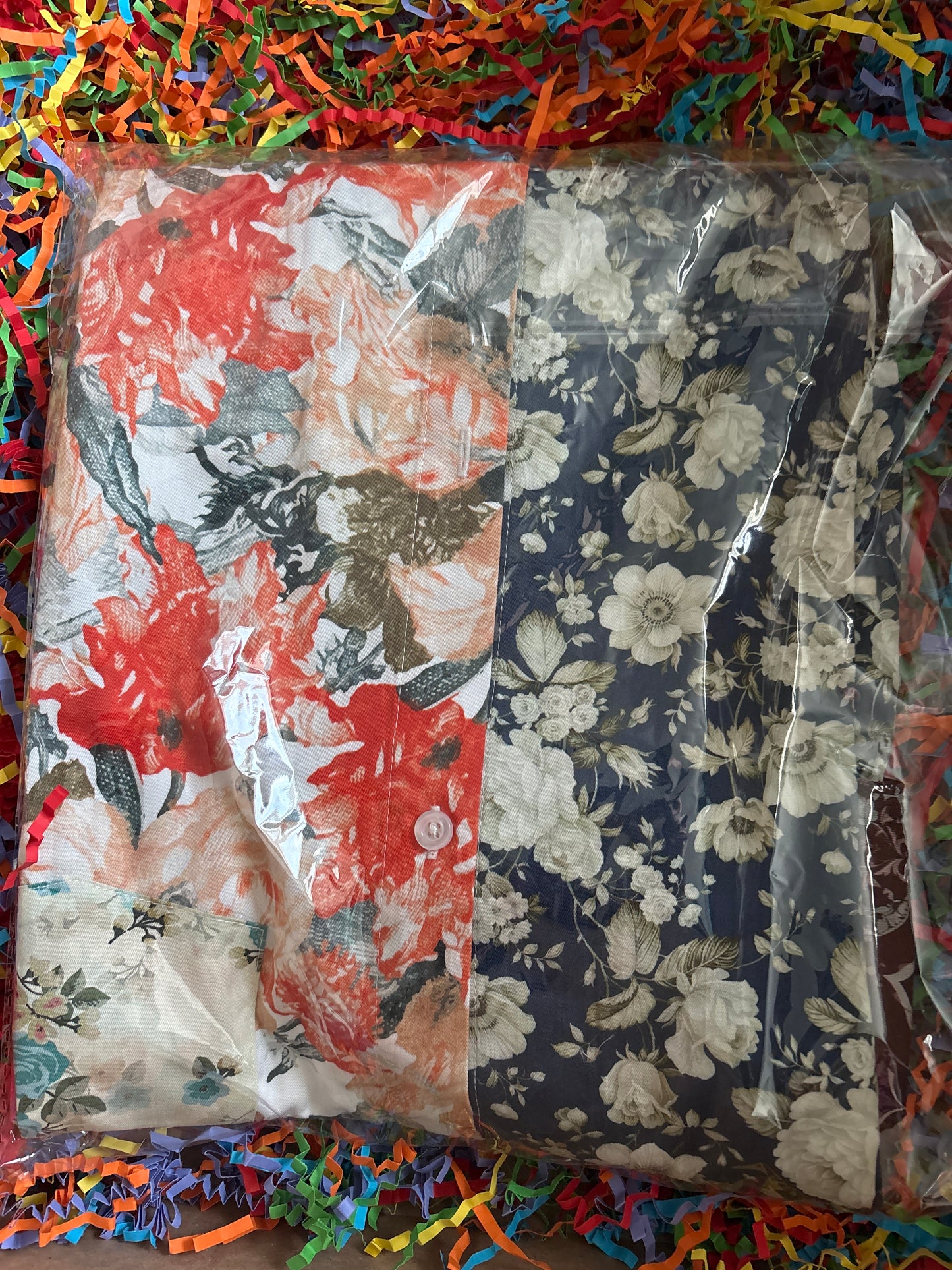 Chemise Shite des années 60, chemise homme florale tropicale totalement unique, taille L