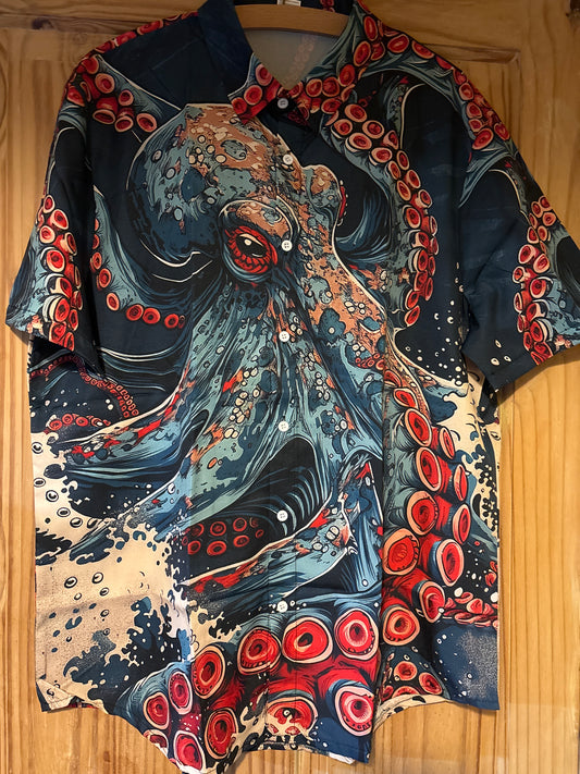 The handy man octopus shit Hawaiian Shirt