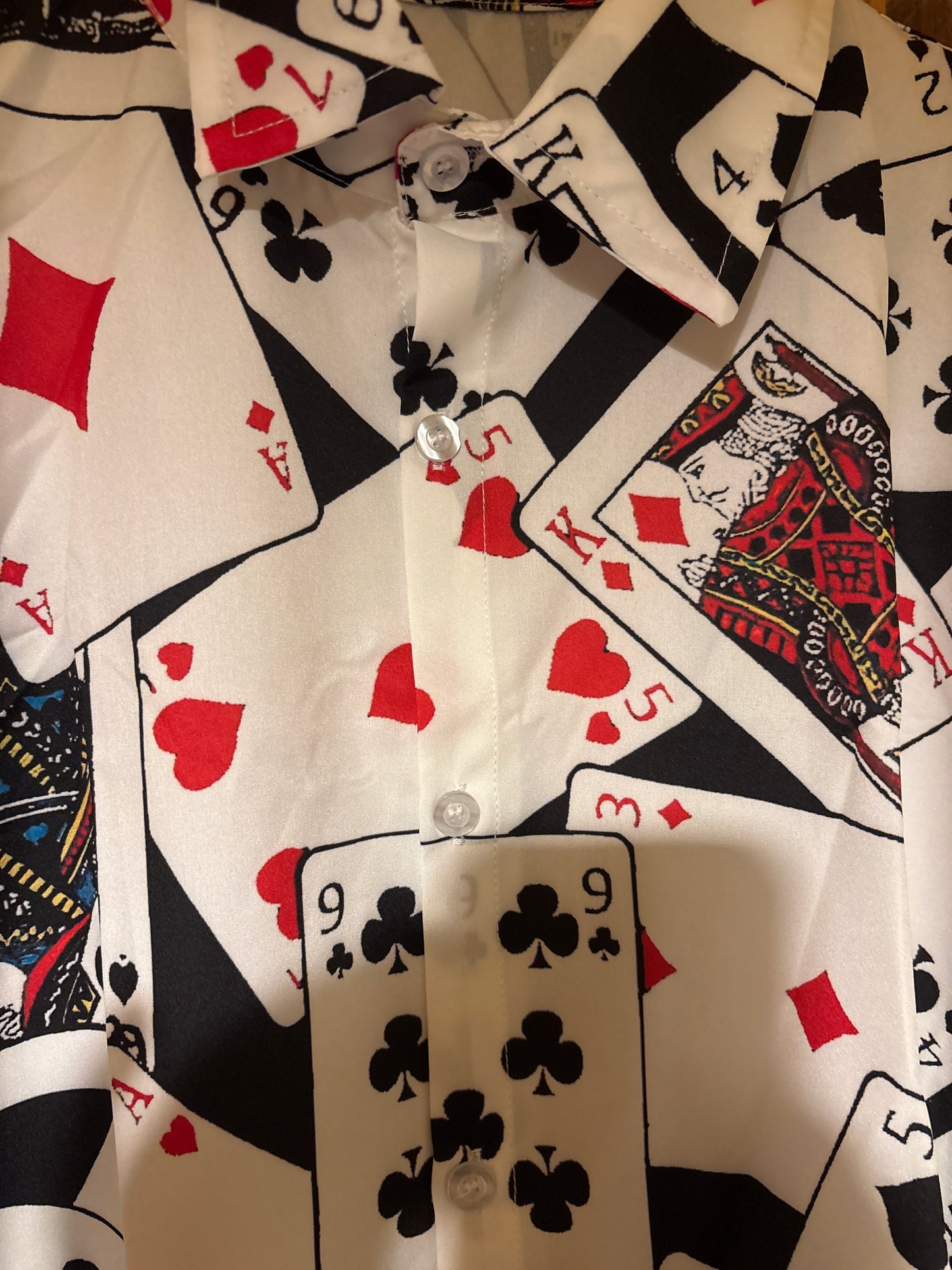 The deck of cards shite Hawaiian Shirt