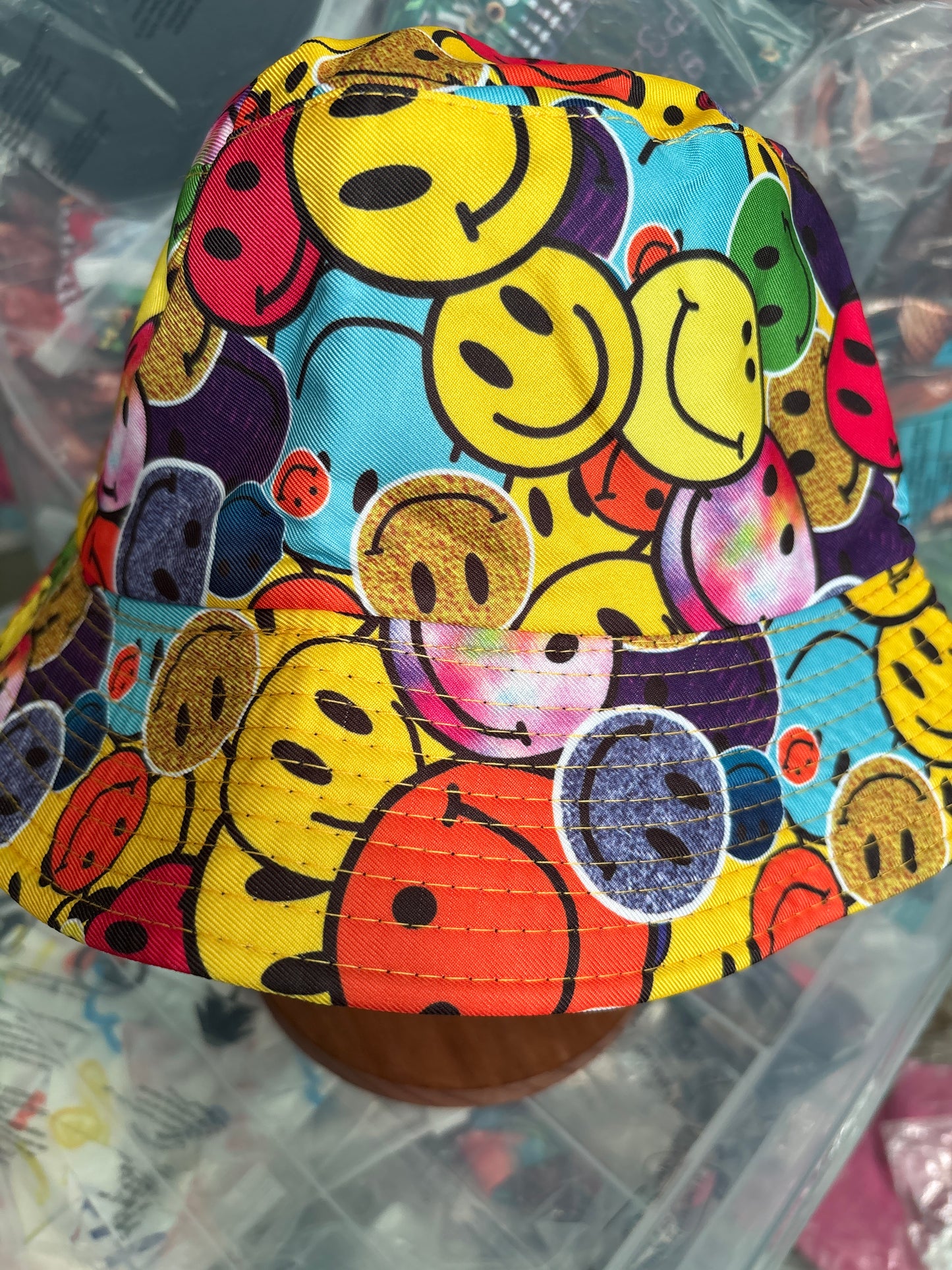 The rave happy trippy shite Bucket Hat