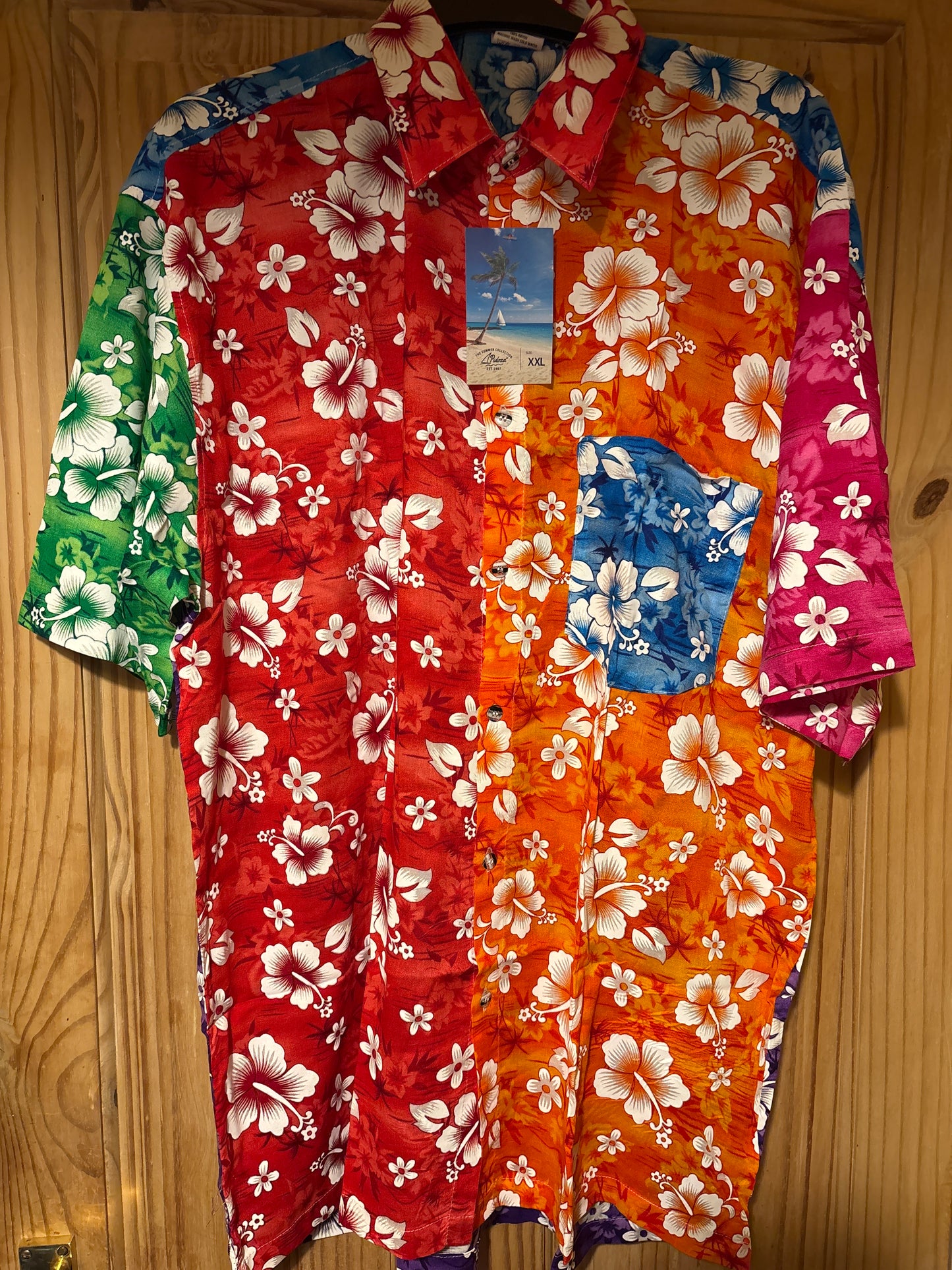 Large multicoloured Hawaiian floral Shirt