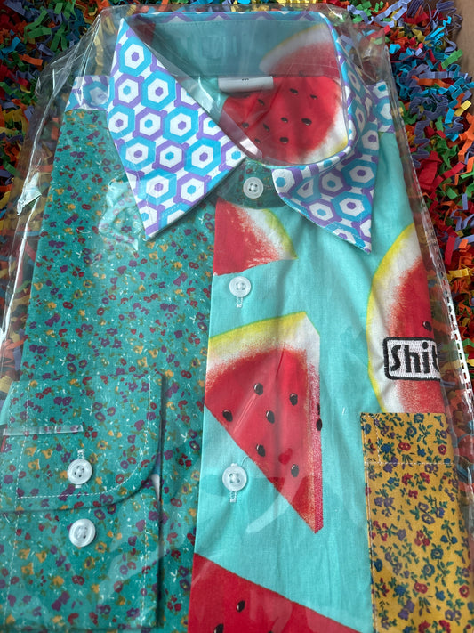 Shite Shirts Medium let’s get healthy  party shirt fun