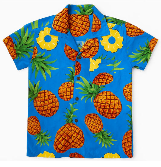 New pineapple with my gammon Hawaiian floral Shirt large