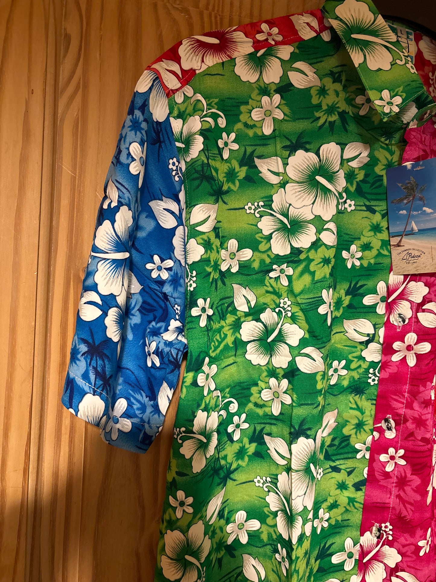 Large fresh looking multicoloured Hawaiian floral Shirt