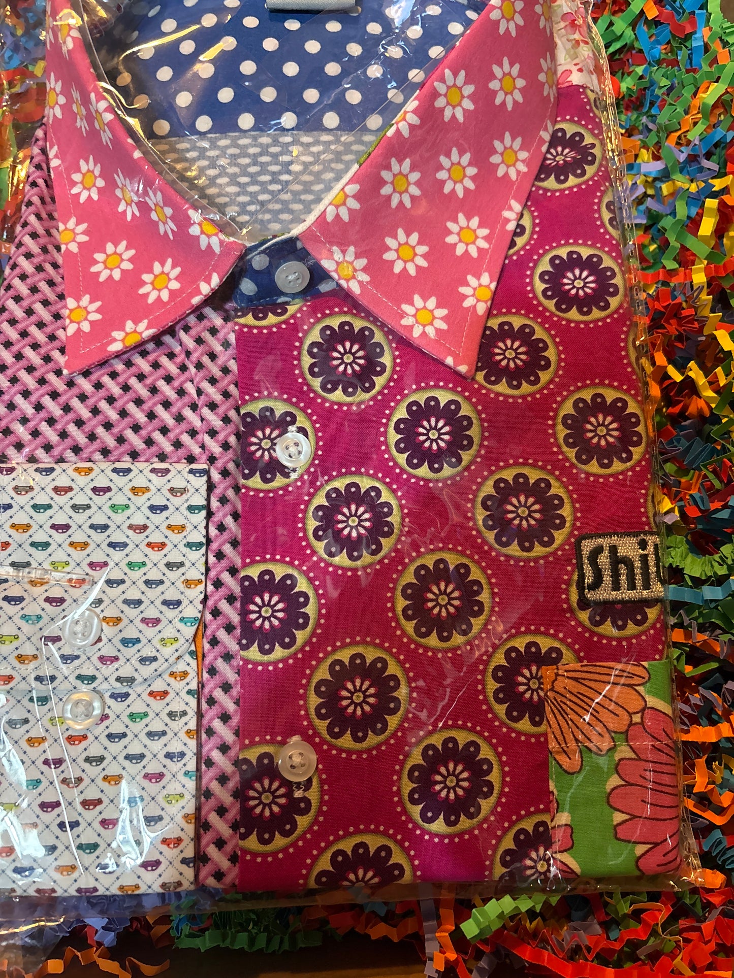 Shite Shirts Shirt size 2XL flower power 70s disco diva