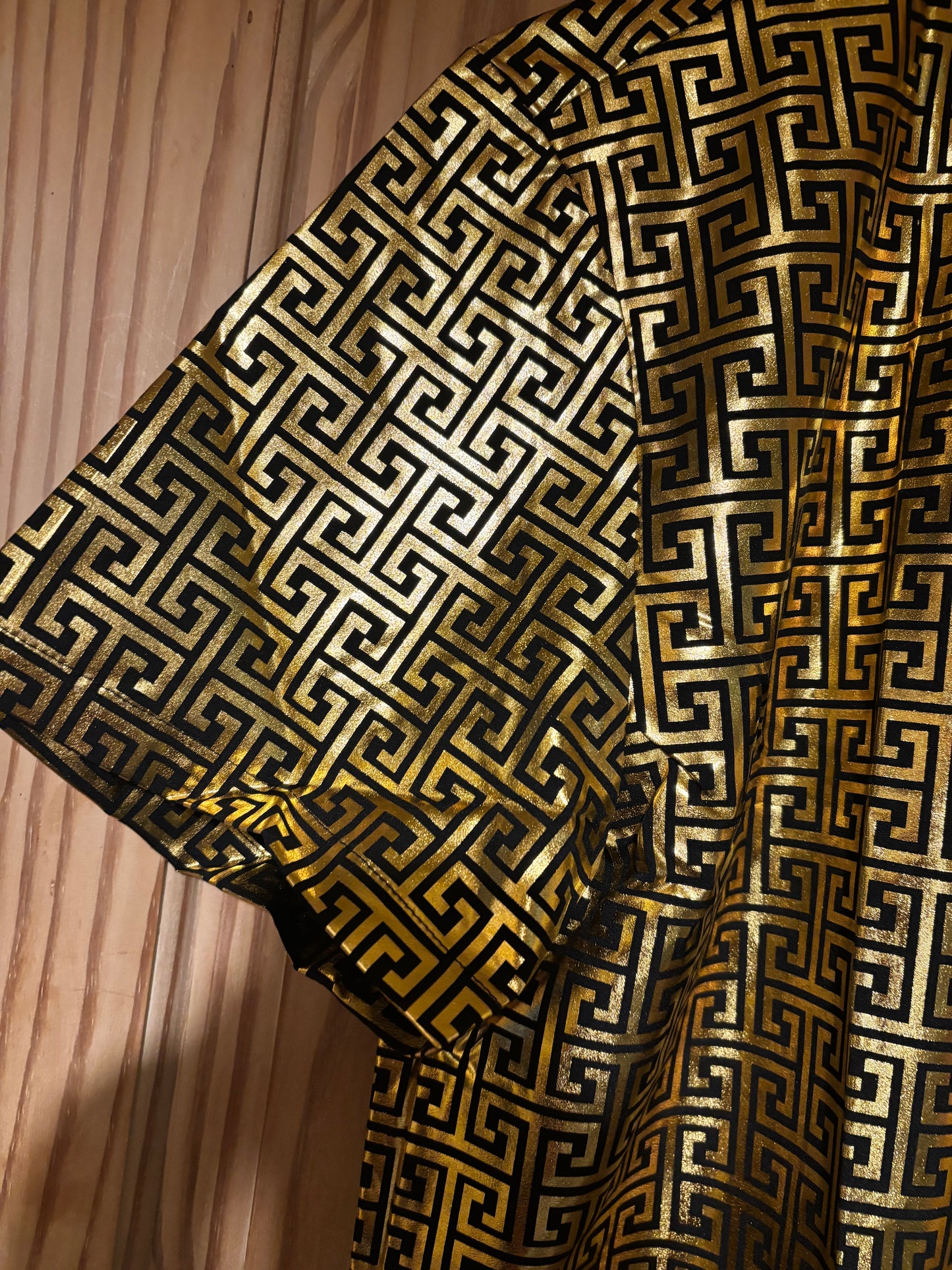 Gold finger shiny shite original party Shirt Large