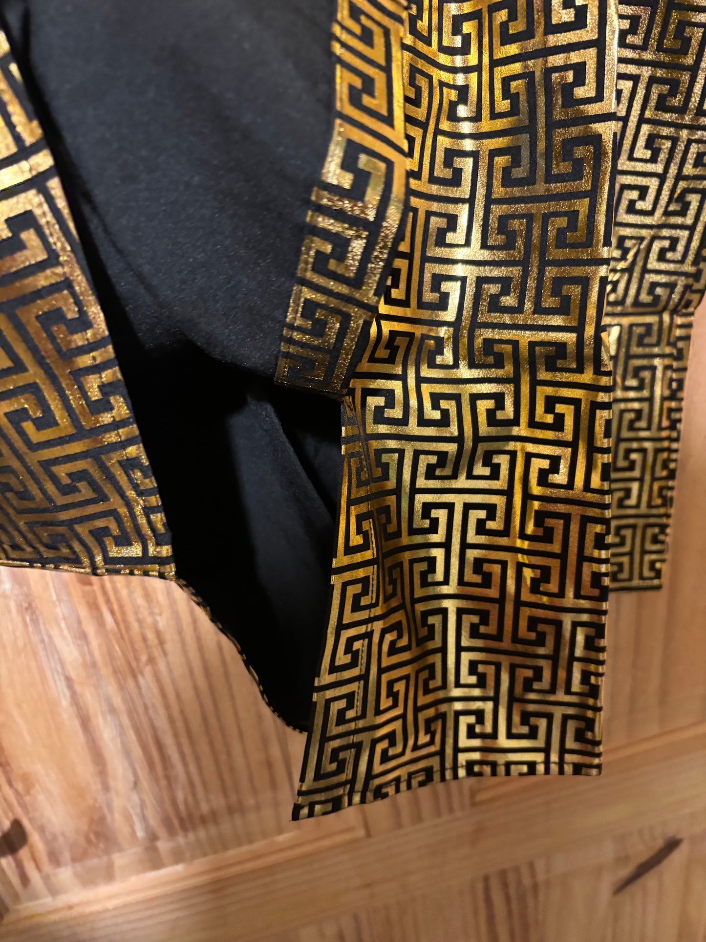 Gold finger shiny shite original party Shirt Large