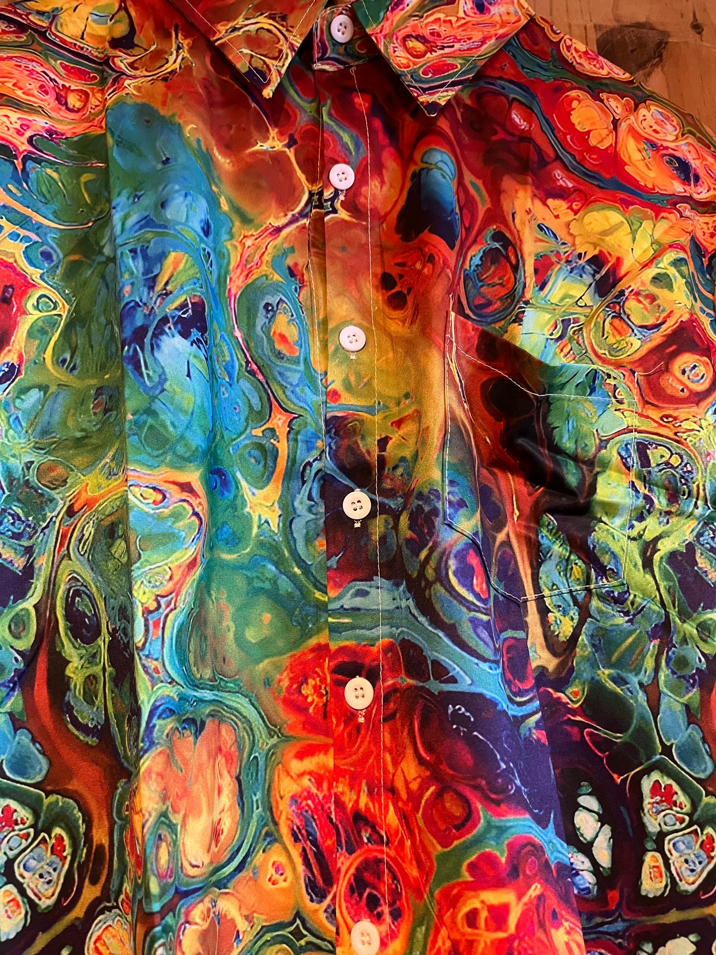 La plus grande merde de gribouillage du monde Hawaiian Shirt