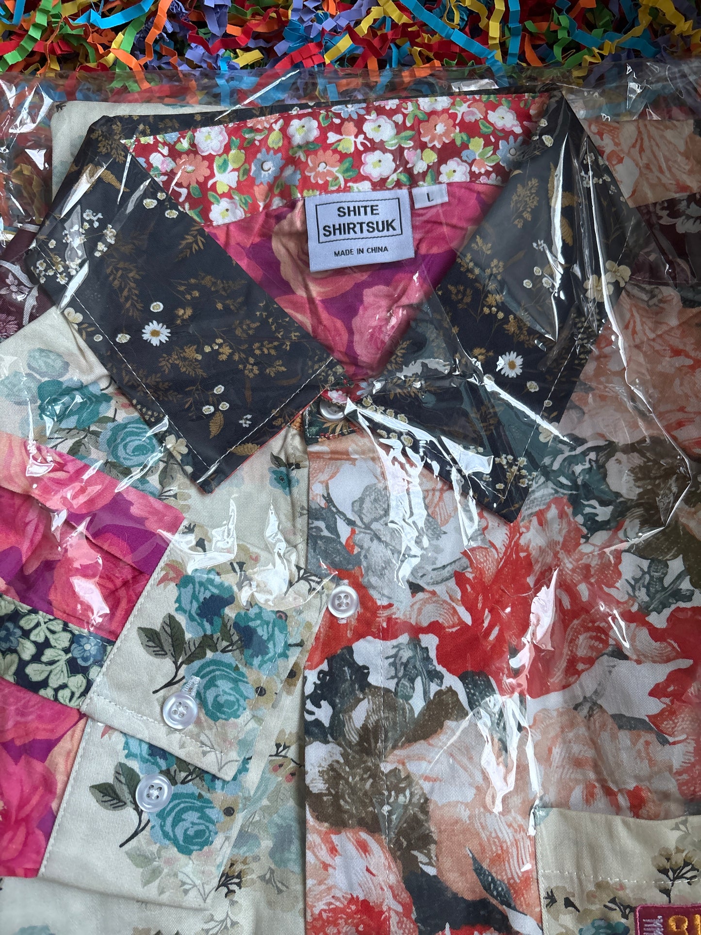 Shite Shirts Chemise taille L chemise drôle pour homme distingué
