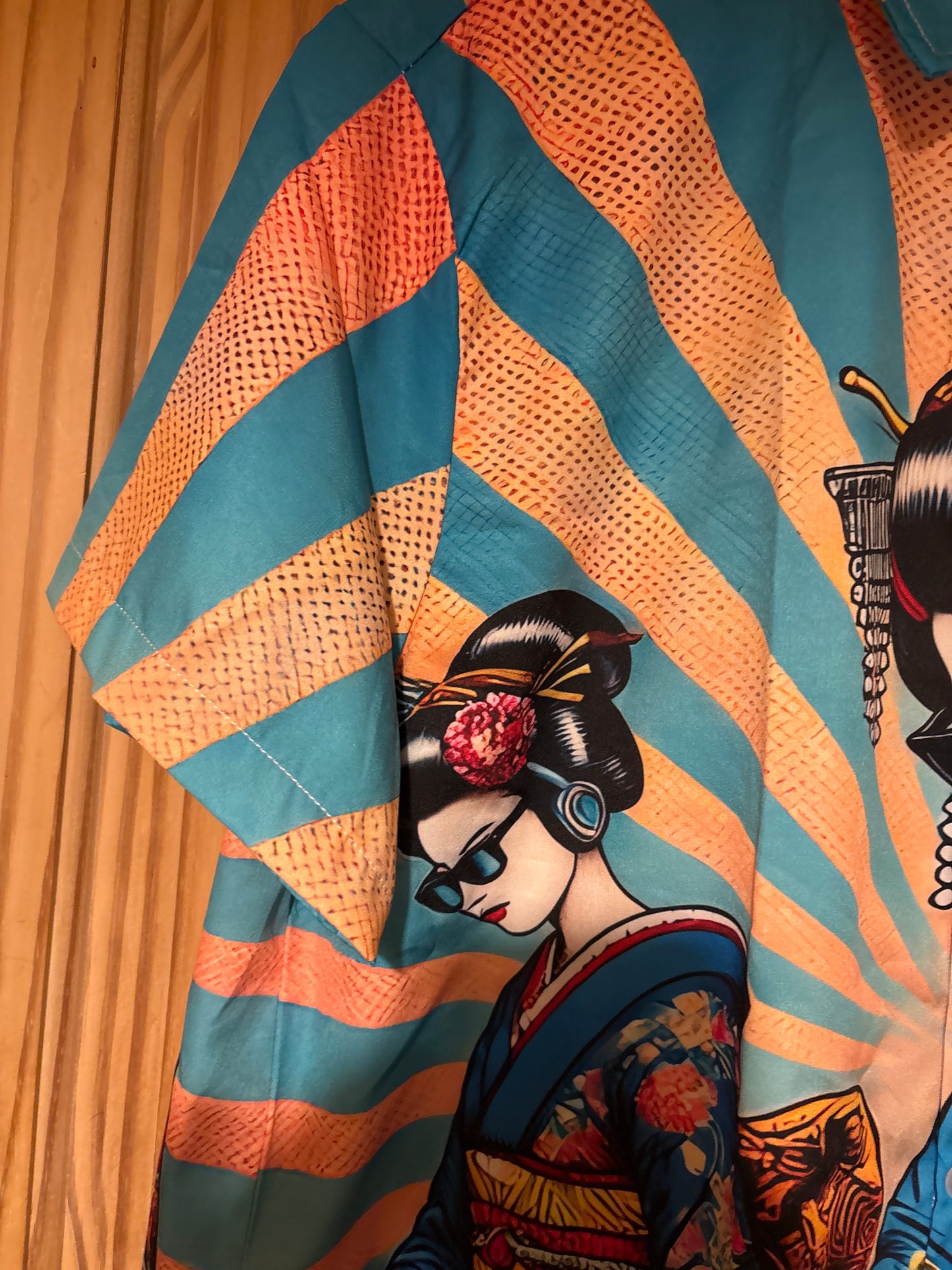 Spinning the decks dj shit Hawaiian Shirt large