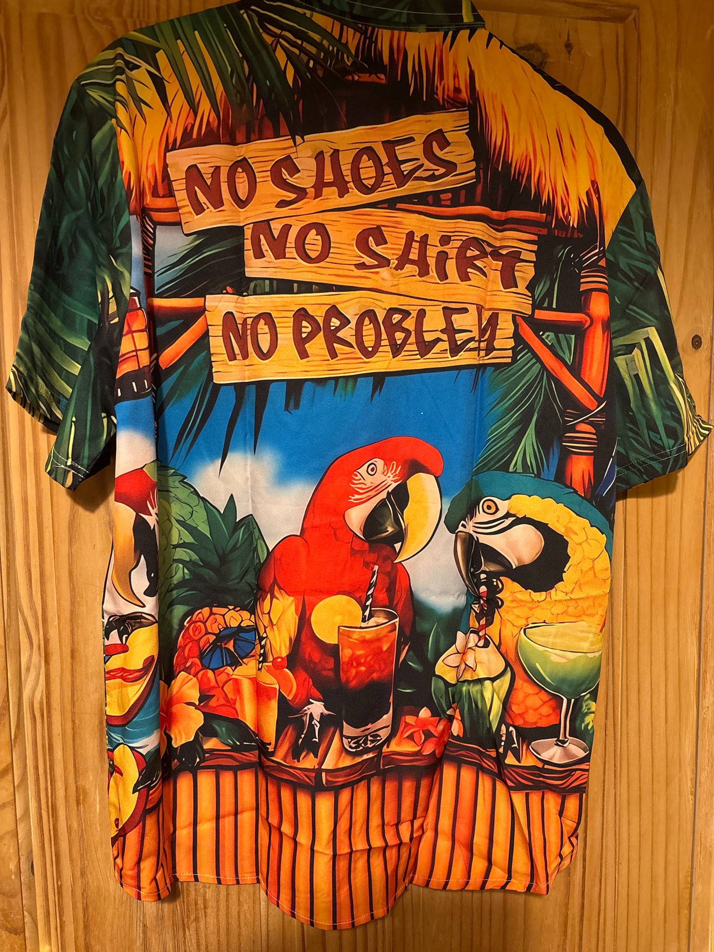 Chemise hawaïenne Perroquets sur la bringue