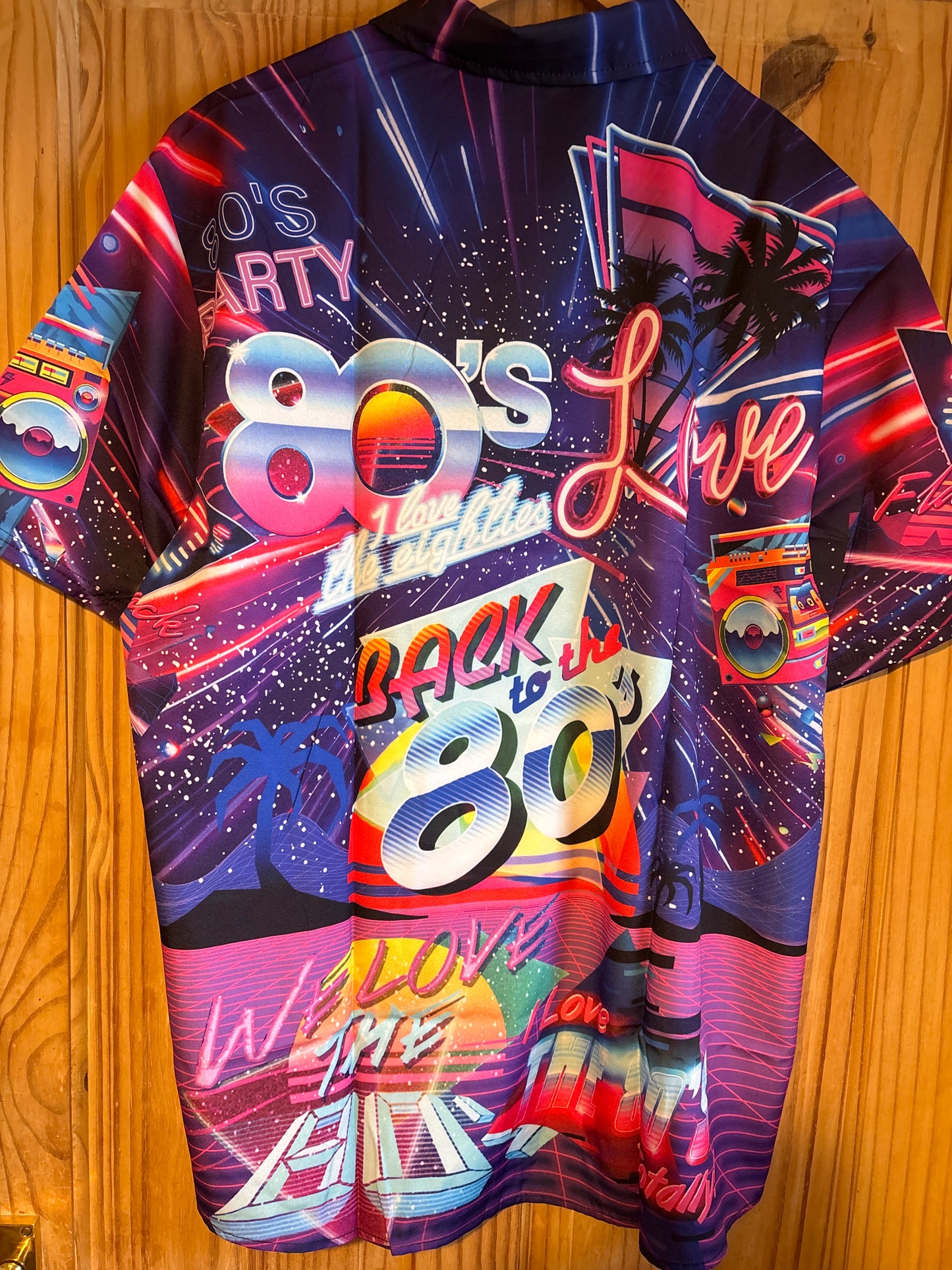 Back to the 80s disco shite Hawaiian Shirt 2XL
