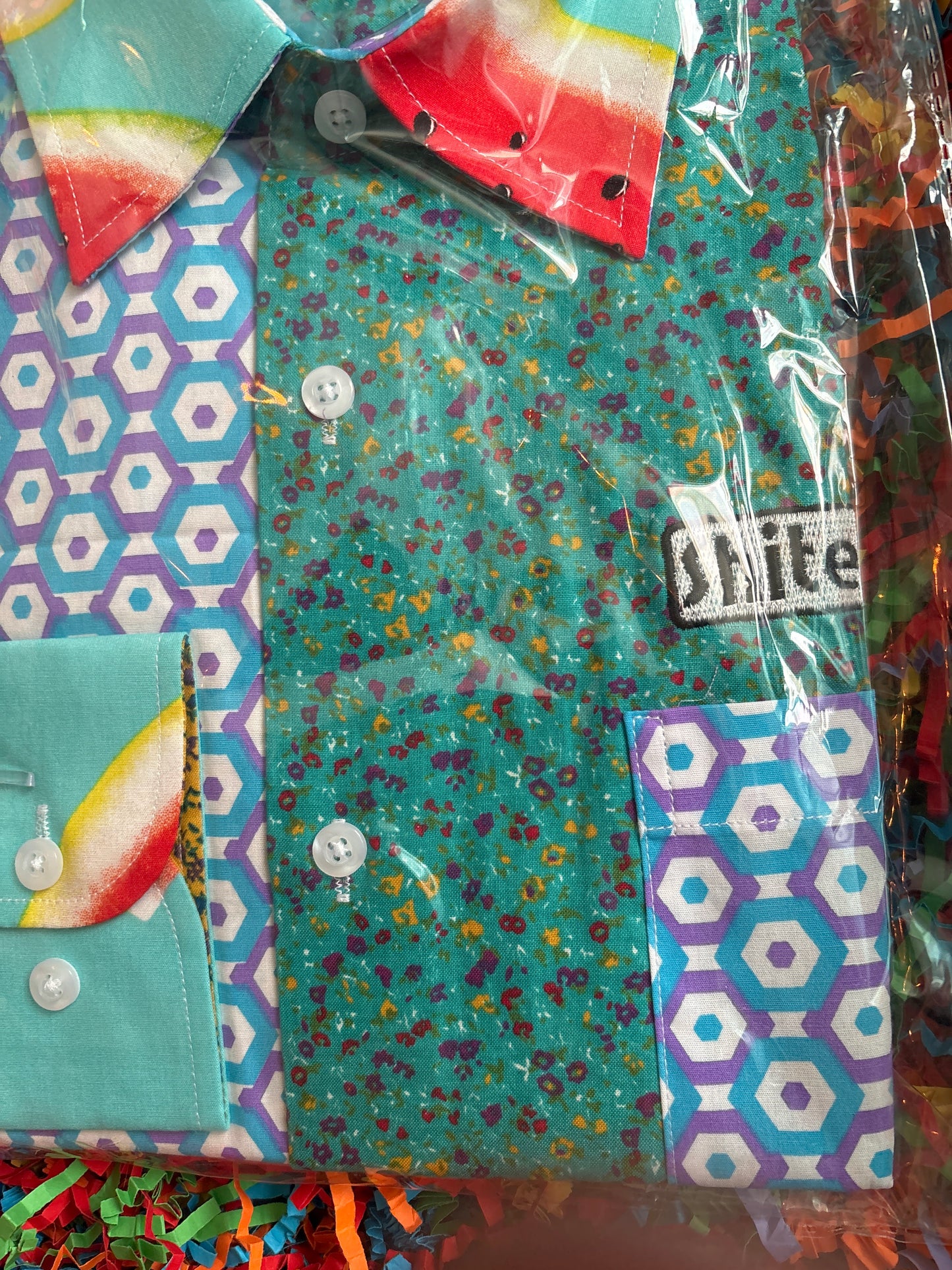 Chemises de merde moyennes pastèque partie chemise amusante
