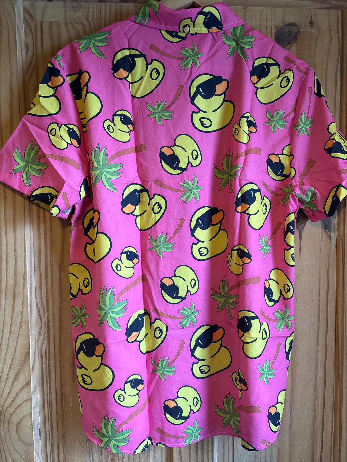 Pink ducks rocking it shite Hawaiian Shirt