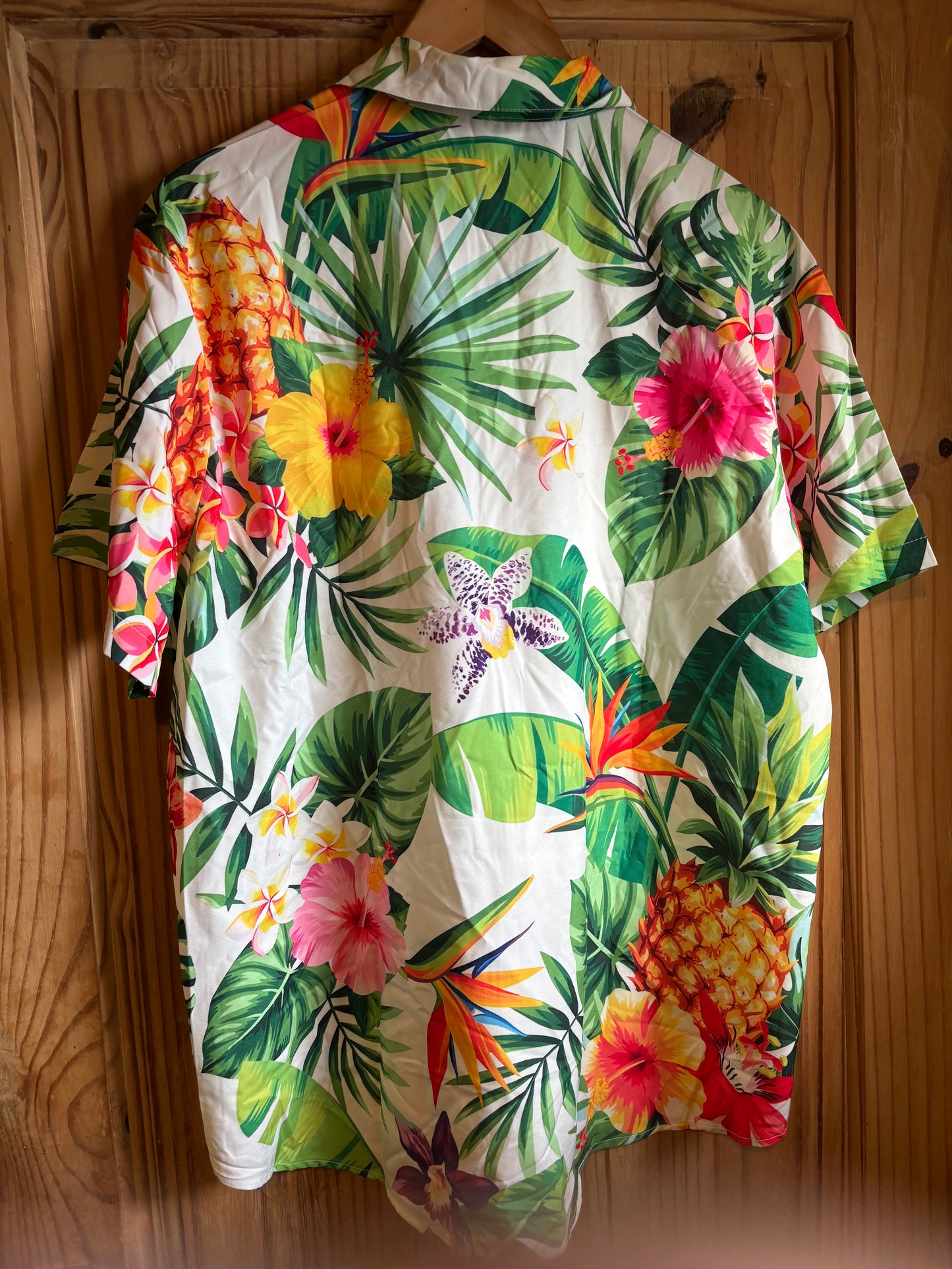La chemise hawaïenne de merde du jardin d'Eden