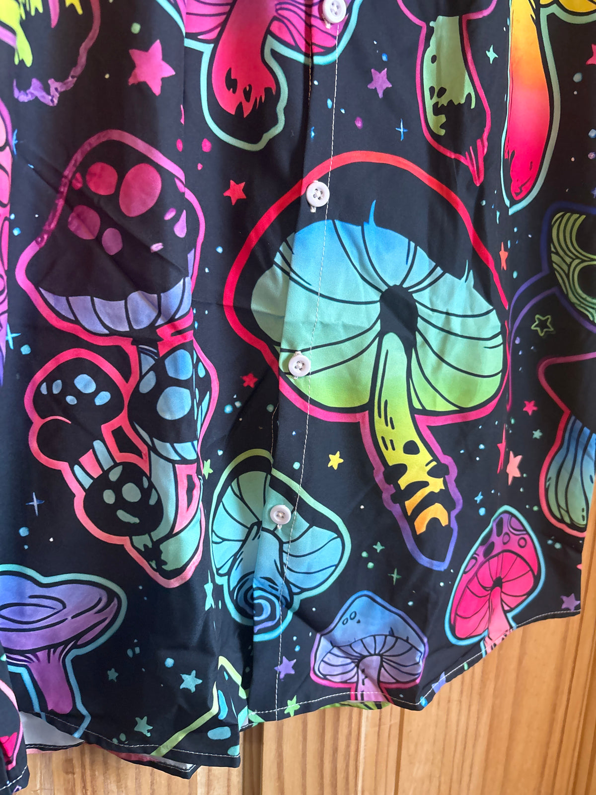 The magic mushroom rave shite Hawaiian Shirt