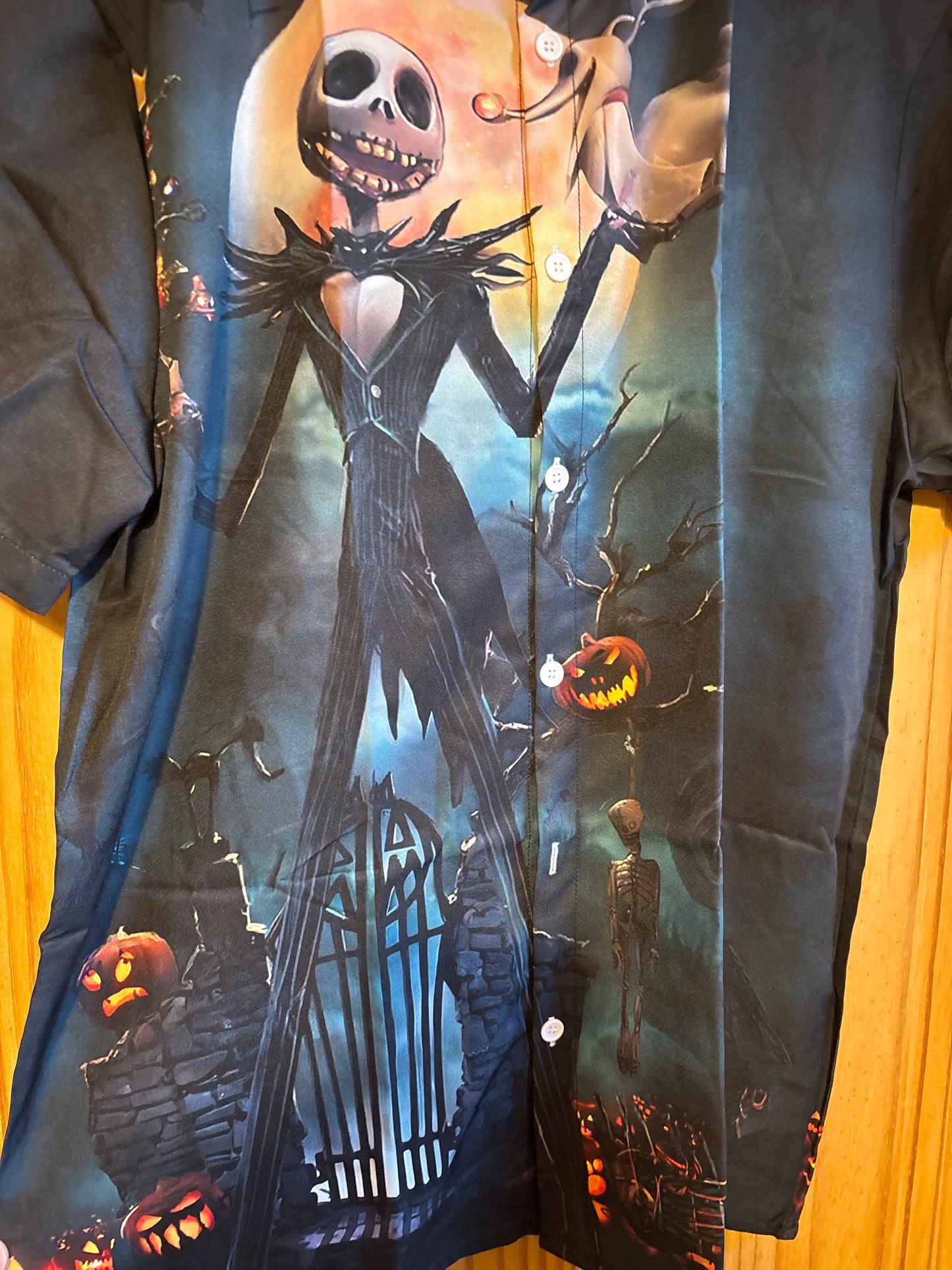 Chemise hawaïenne Halloween L'Étrange Noël de Monsieur Jack