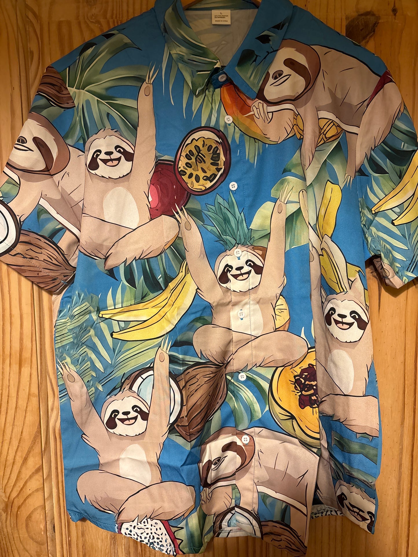 Même les paresseux savent faire la fête Hawaïenne