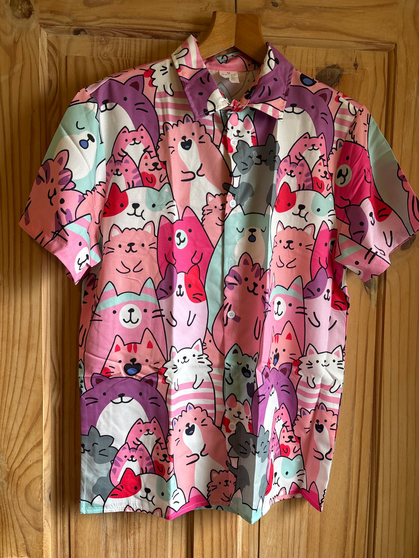 The crazy cat man shite Hawaiian Shirt