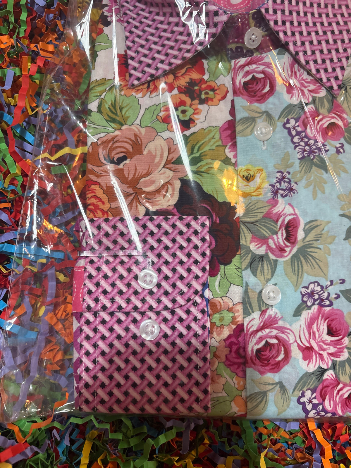 Shite Shirts stag do party Shirt size medium Alfie moon floral shirt