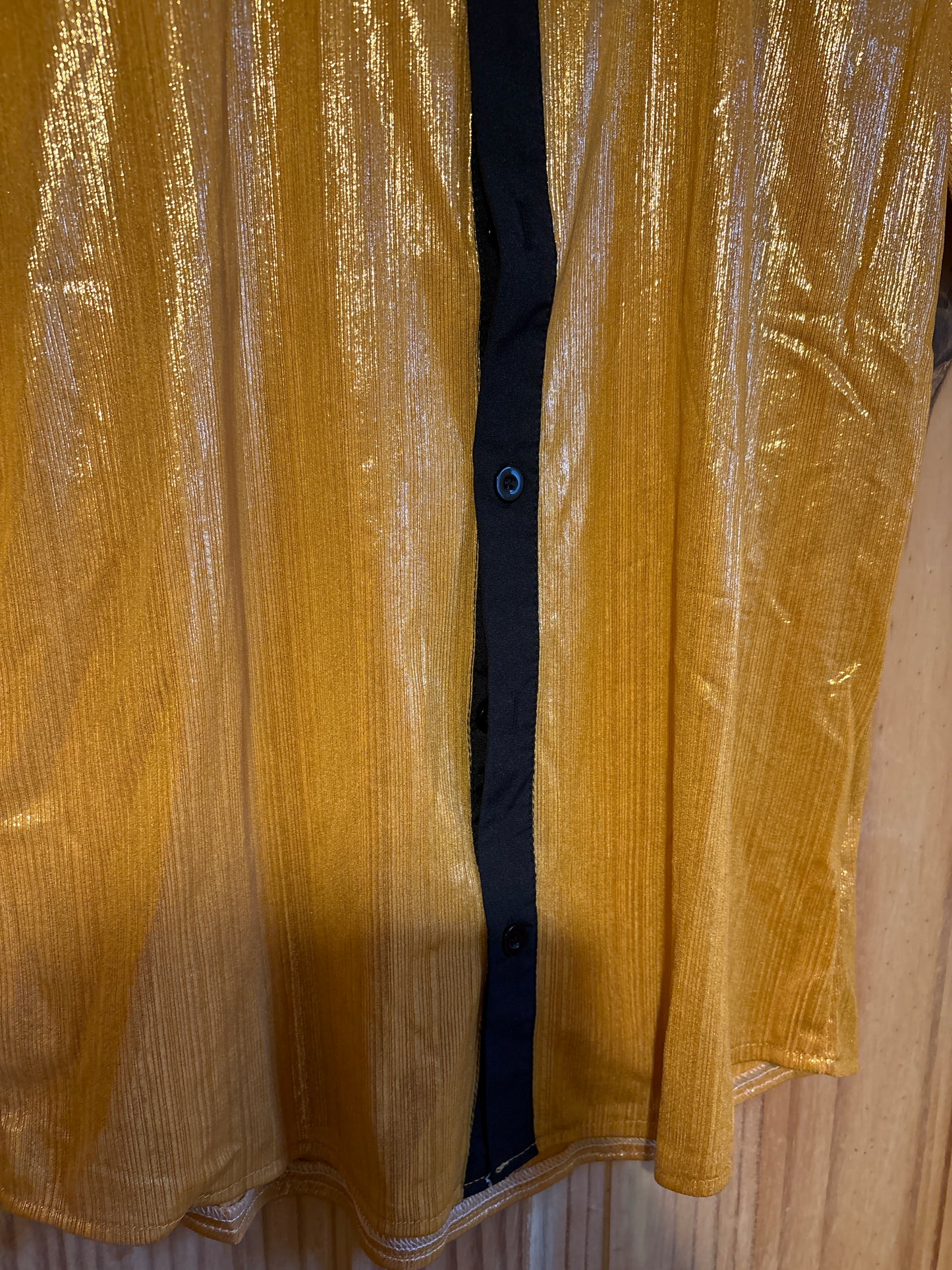 (Copy) Purple party sequin see through shite original party Shirt medium