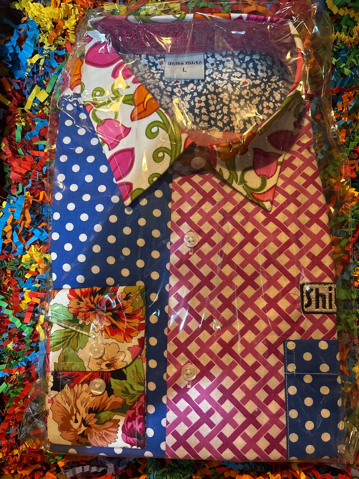 Shite Shirts Shirt size Large tropical 80s funny shirt