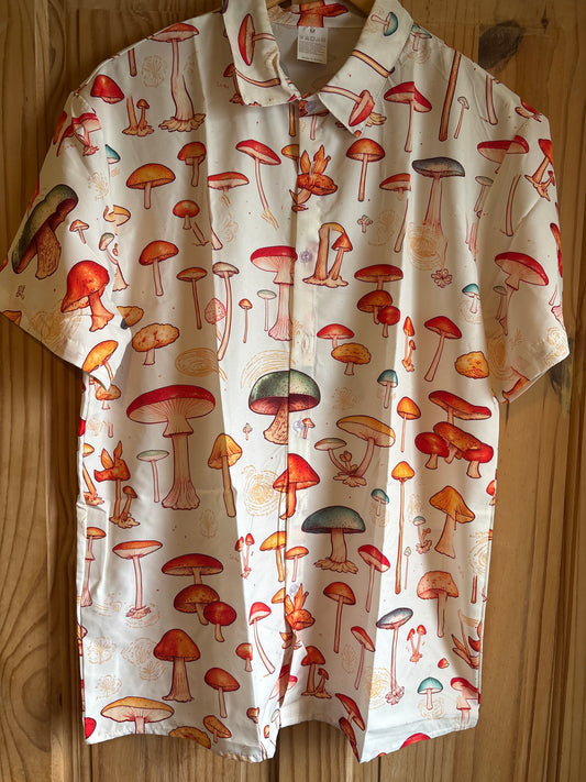 Not mush room left on this shite Hawaiian Shirt