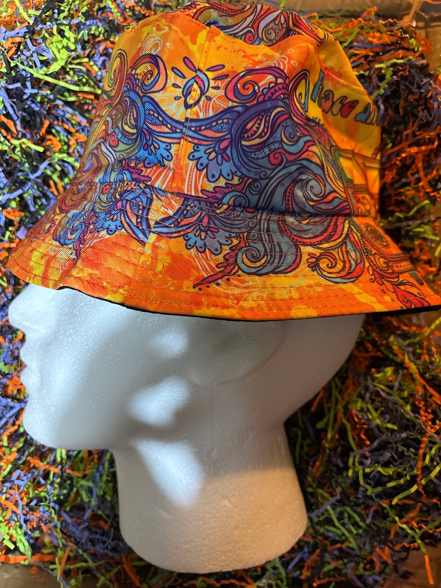 Love peace and trips brother 70s Bucket Hat