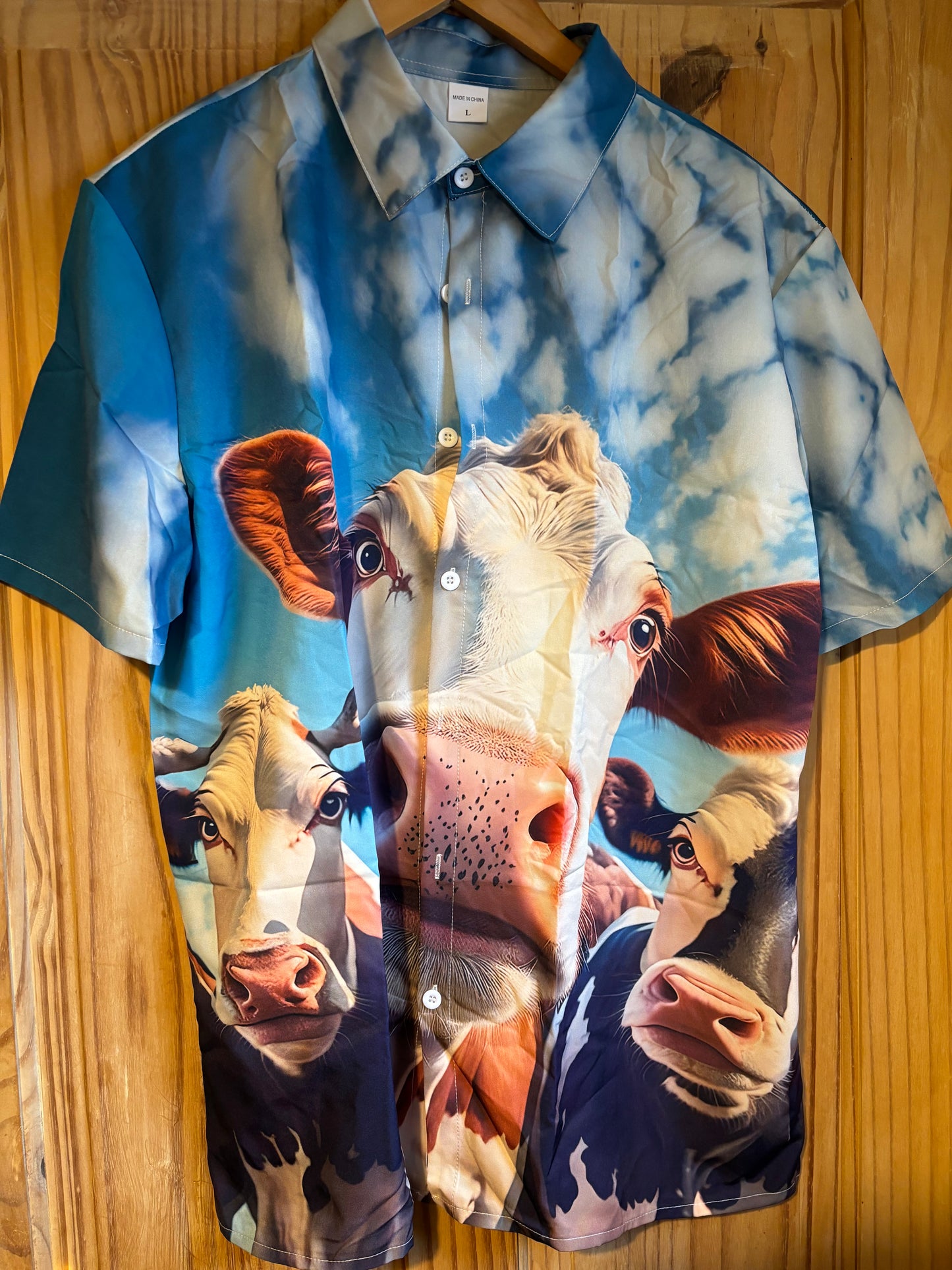 Day at the moovies cow shit Hawaiian Shirt
