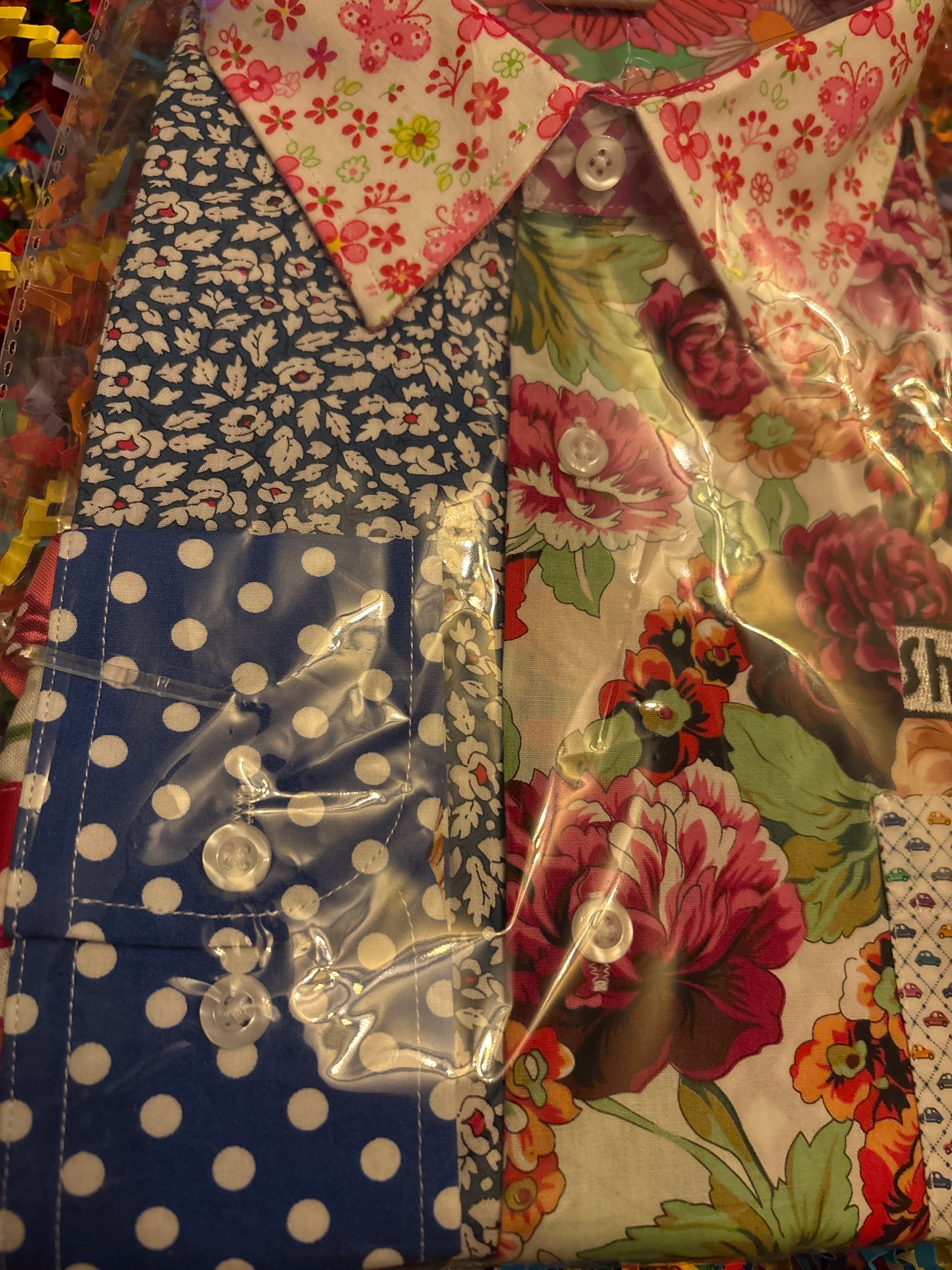 Shite Shirts stag do party Shirt size XL Alfie moon floral shirt