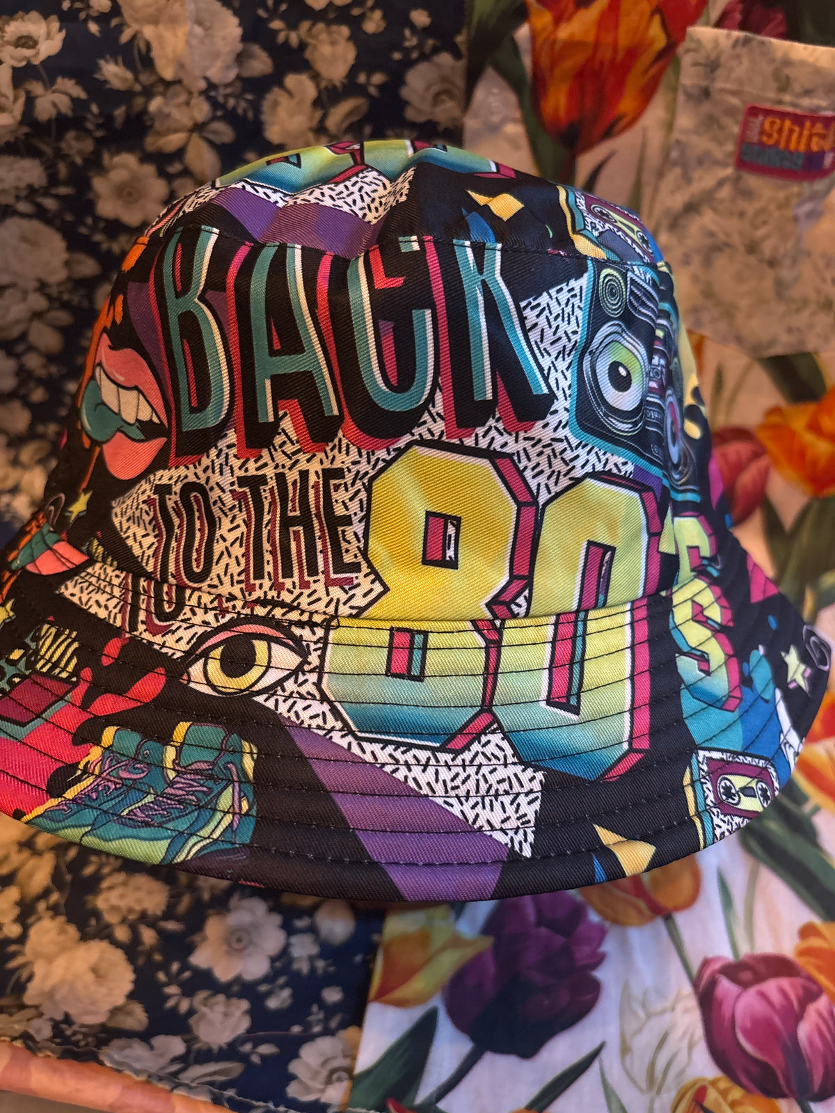 Take me back to the 80s shit retro Bucket Hat