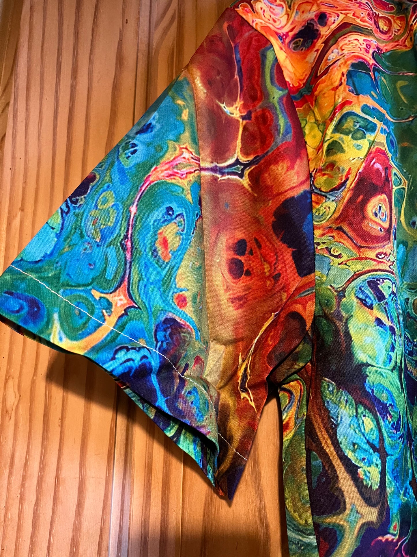 La plus grande merde de gribouillage du monde Hawaiian Shirt
