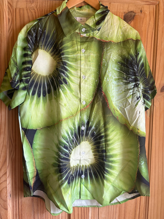The human kiwi fruit shite Hawaiian Shirt