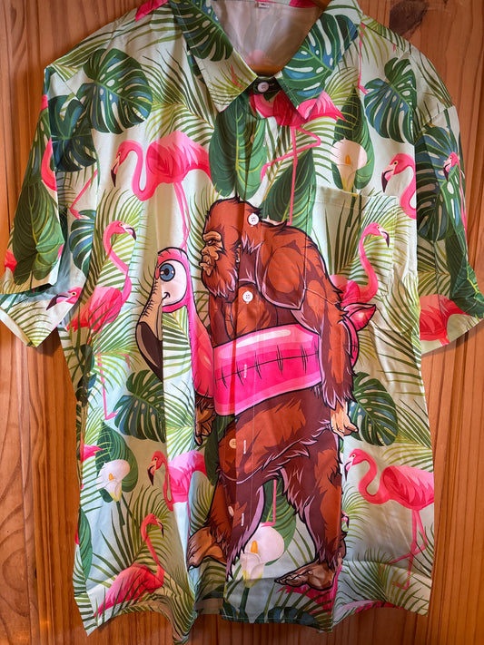 Bigfoot fancied a dip Hawaiian shit Shirt 2XL