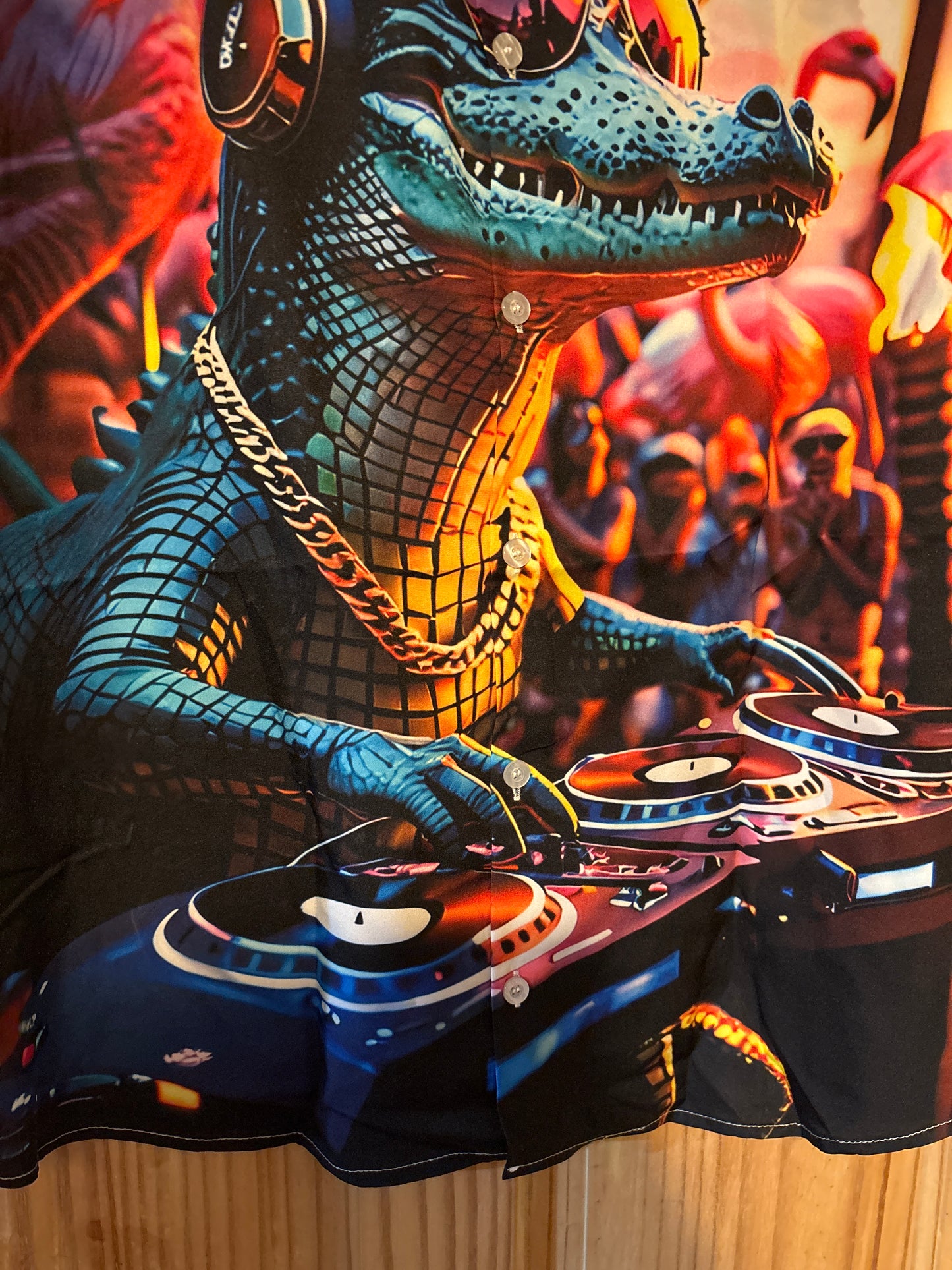 DJs a croc of shit Hawaiian Shirt