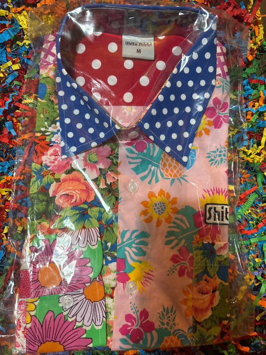 Shite Shirts ultimate floral Shirt size medium outrageous design