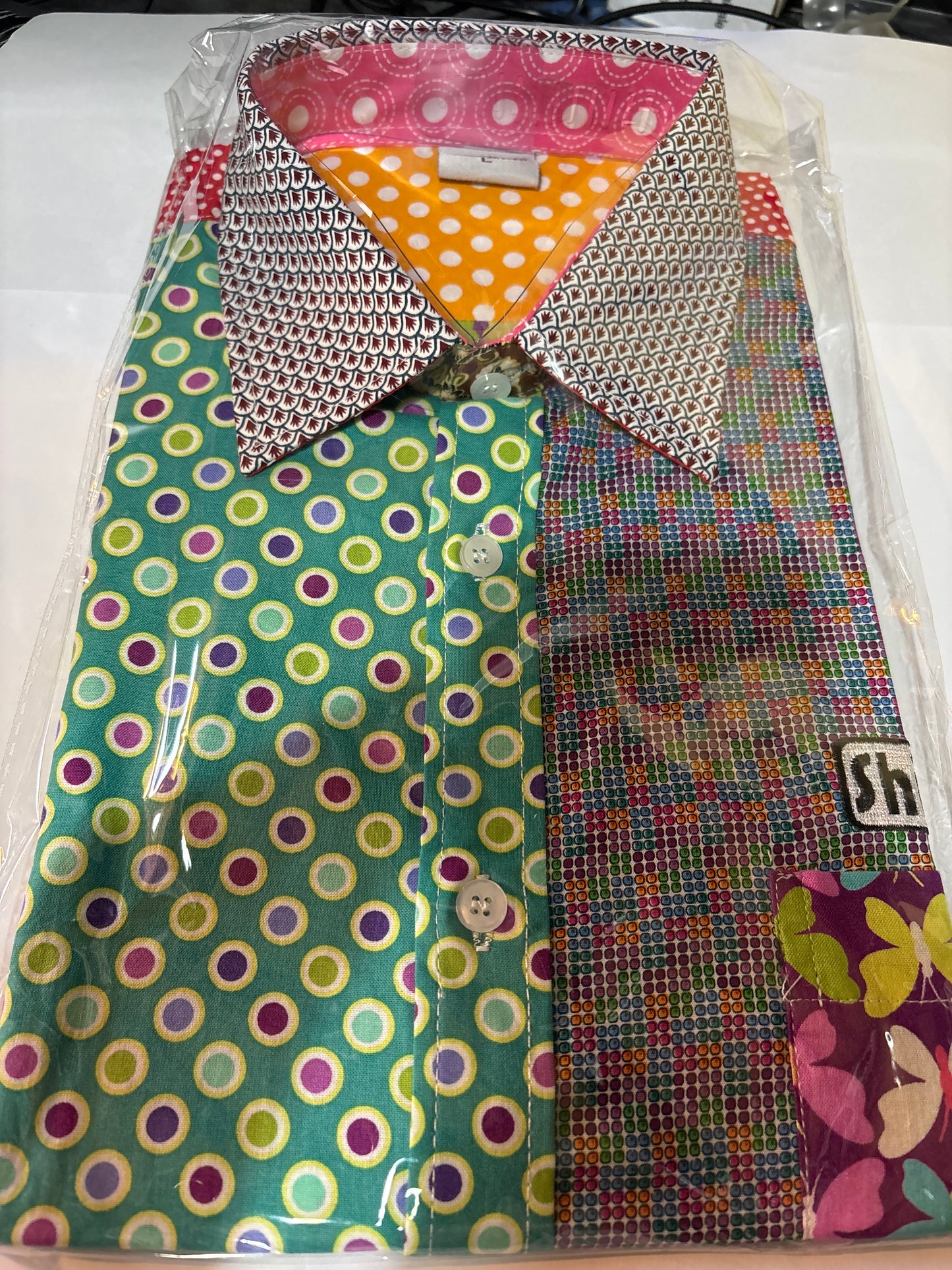 Shite shirts 80s mr tumble colours men’s shirt size large