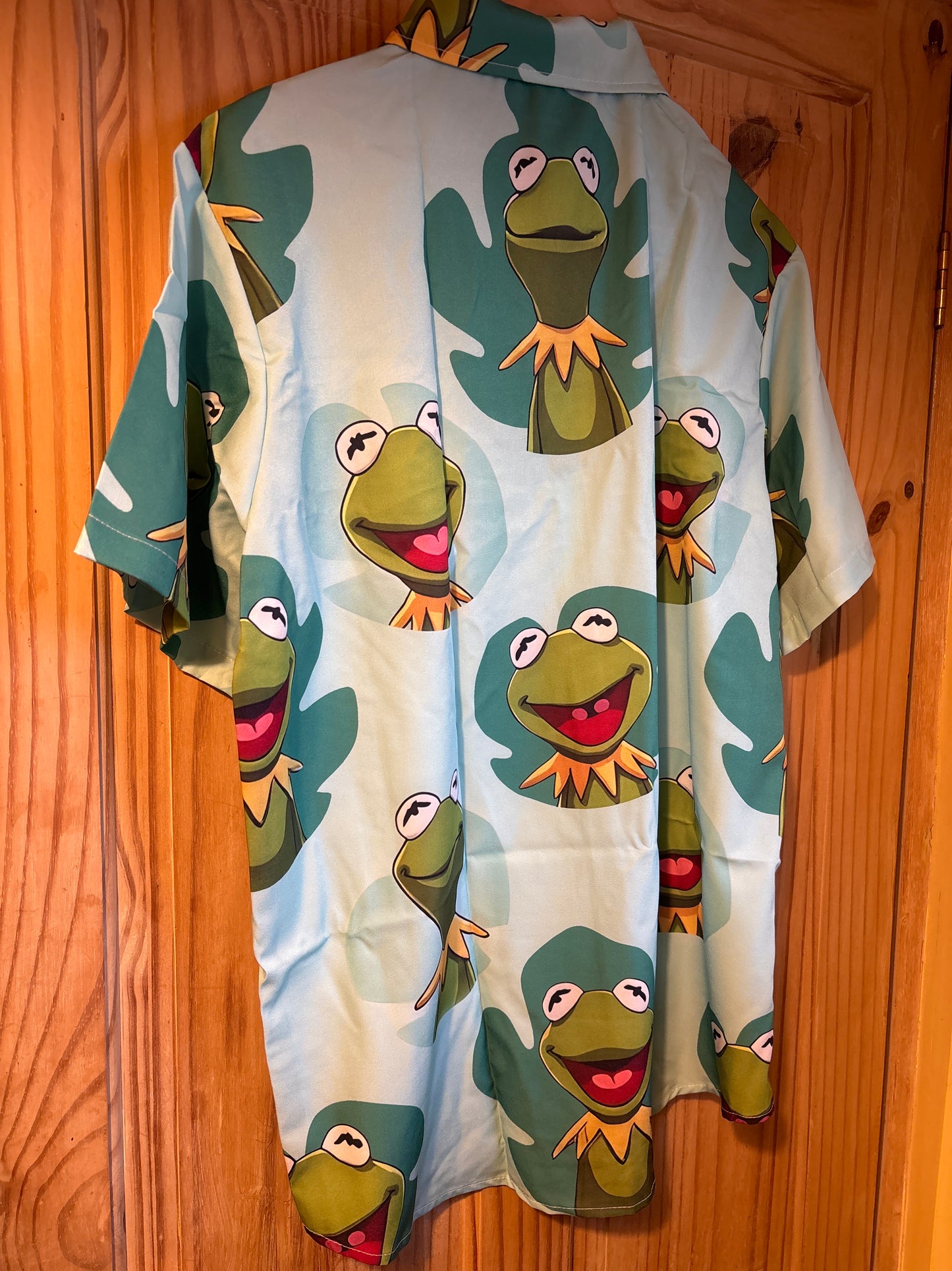 Kermit the frog selfie shite Hawaiian Shirt XL