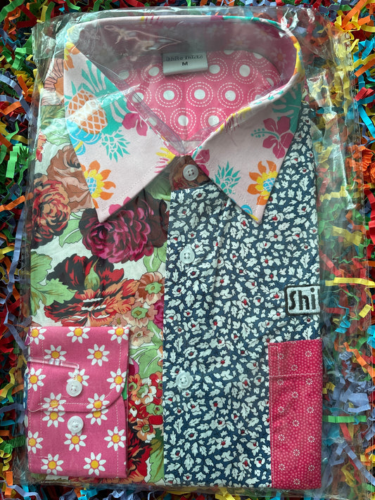 Shite Shirts ultimate floral Shirt size medium outrageous design
