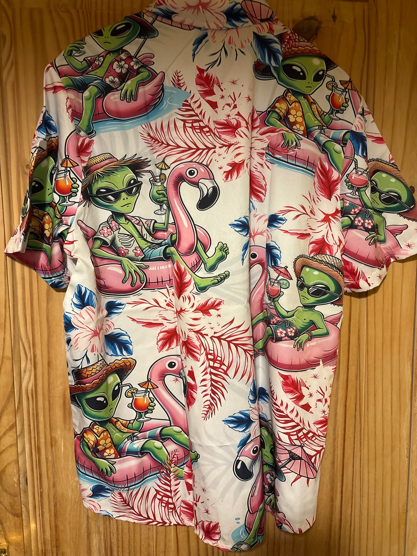 Alien life on mars Hawaiian shit Shirt 2XL
