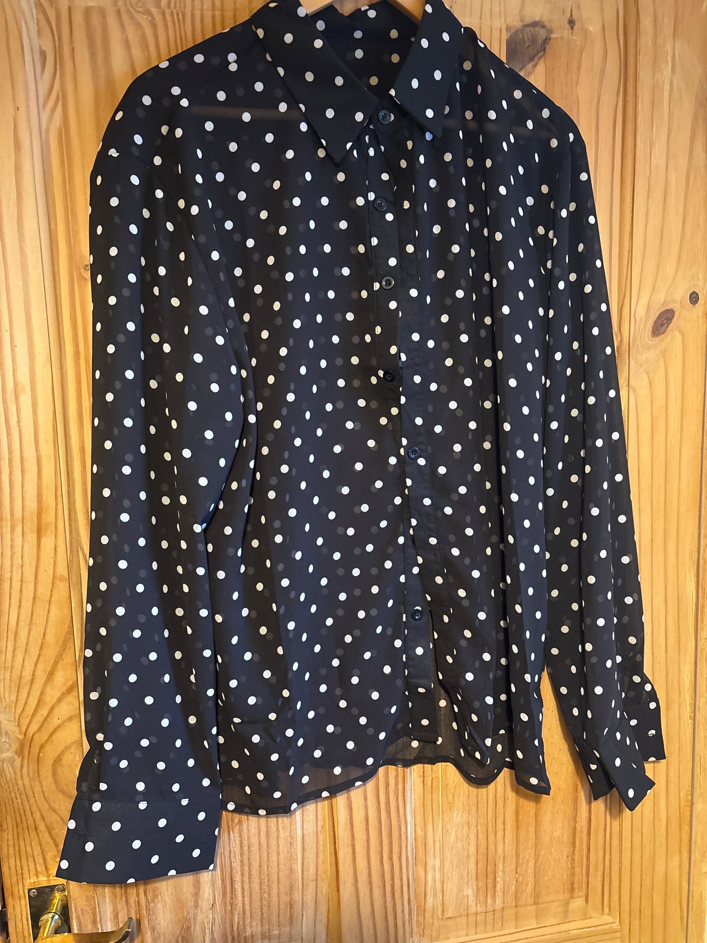 The spotted dick see through shite original party Shirt large