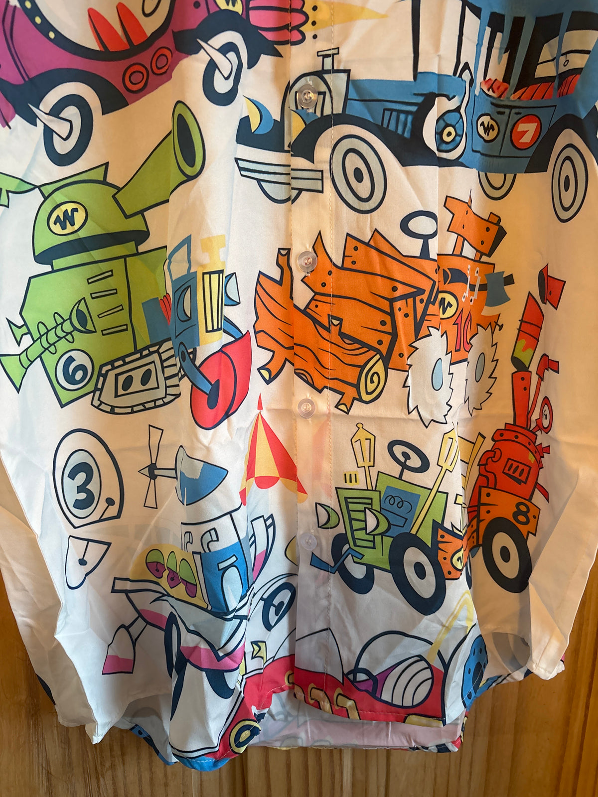 Wacky races choose my ride shite Hawaiian Shirt