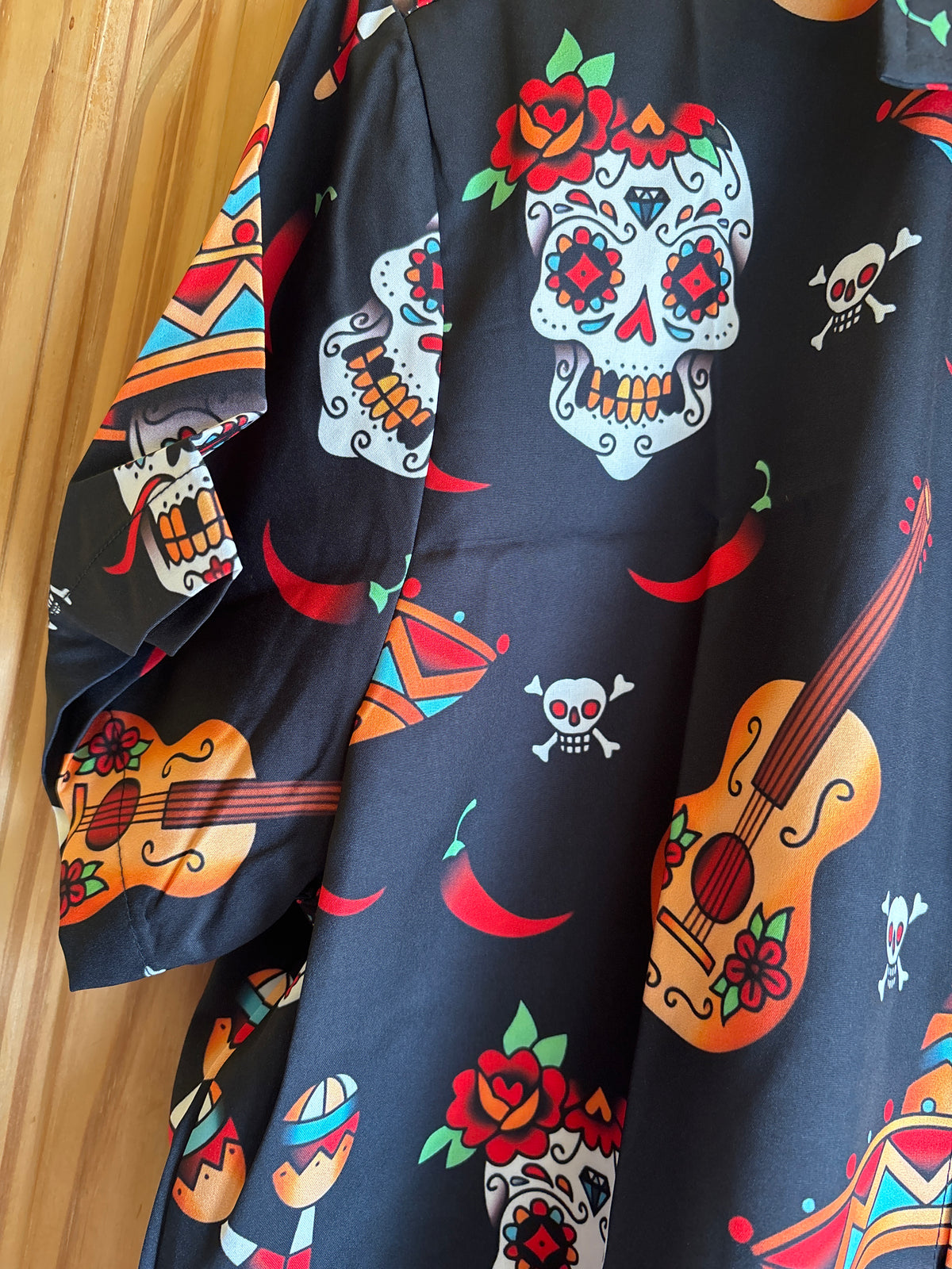 Day of the dead Mexican shite Hawaiian Shirt