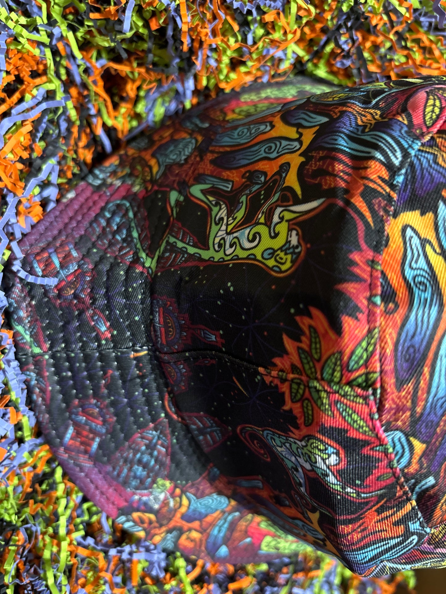 I think I’m tripping funky retro Bucket Hat