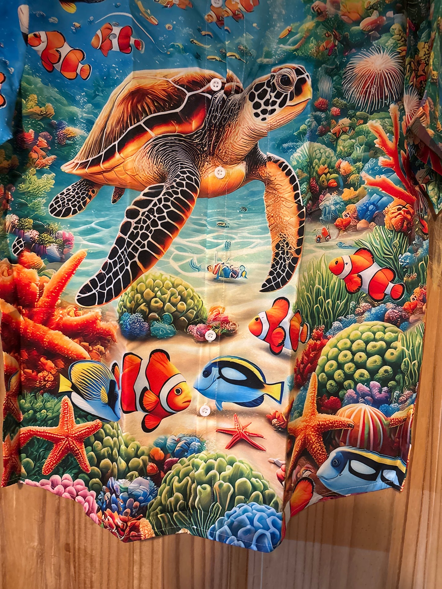 Nemo and friends visit Newquay aquarium shit Hawaiian Shirt