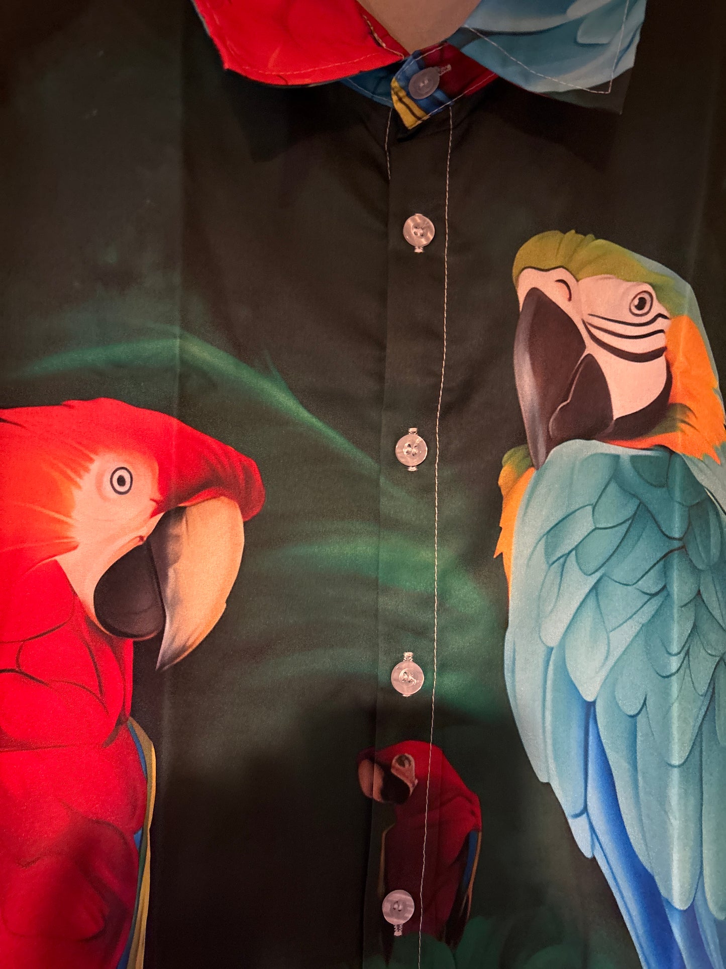 Pretty polly parrot shit Hawaiian Shirt